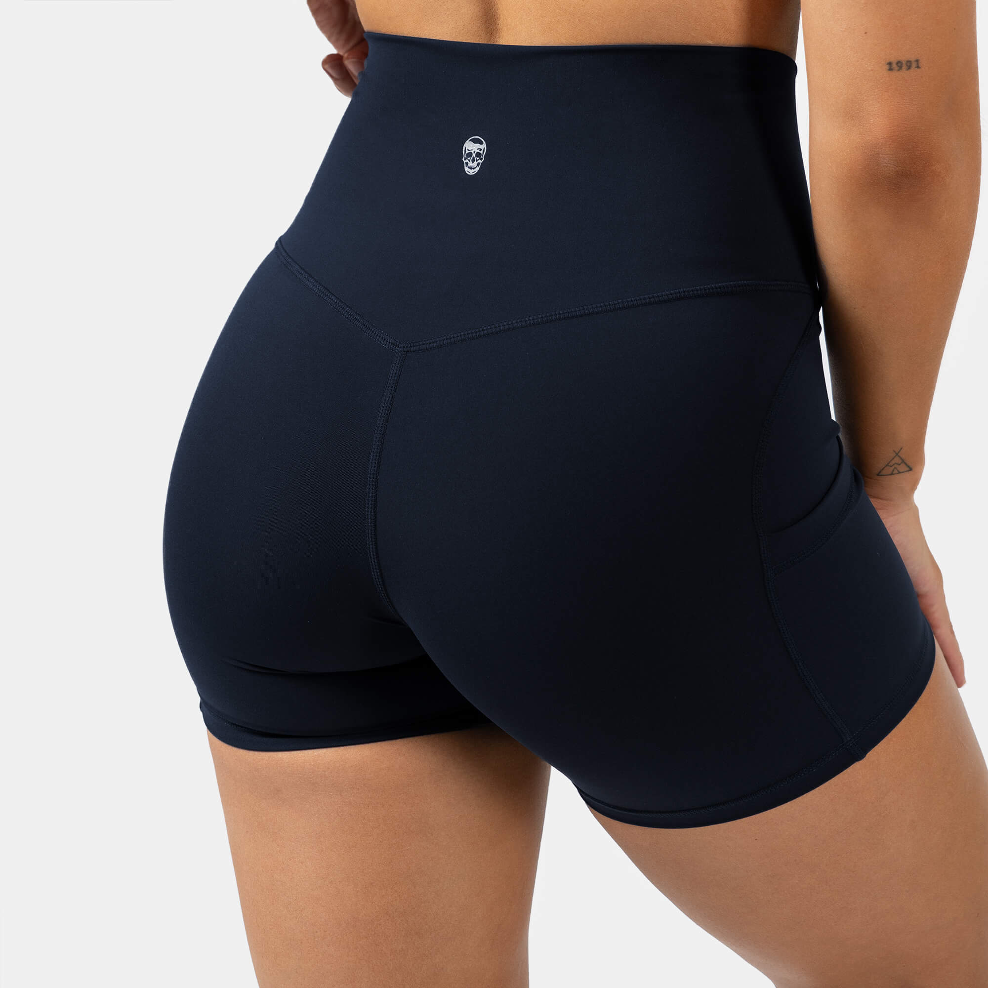 victory shorts midnight navy back