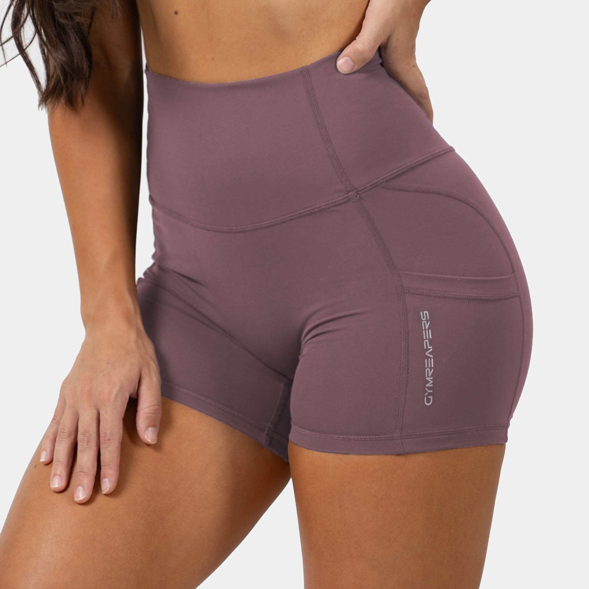 victory shorts orchid side