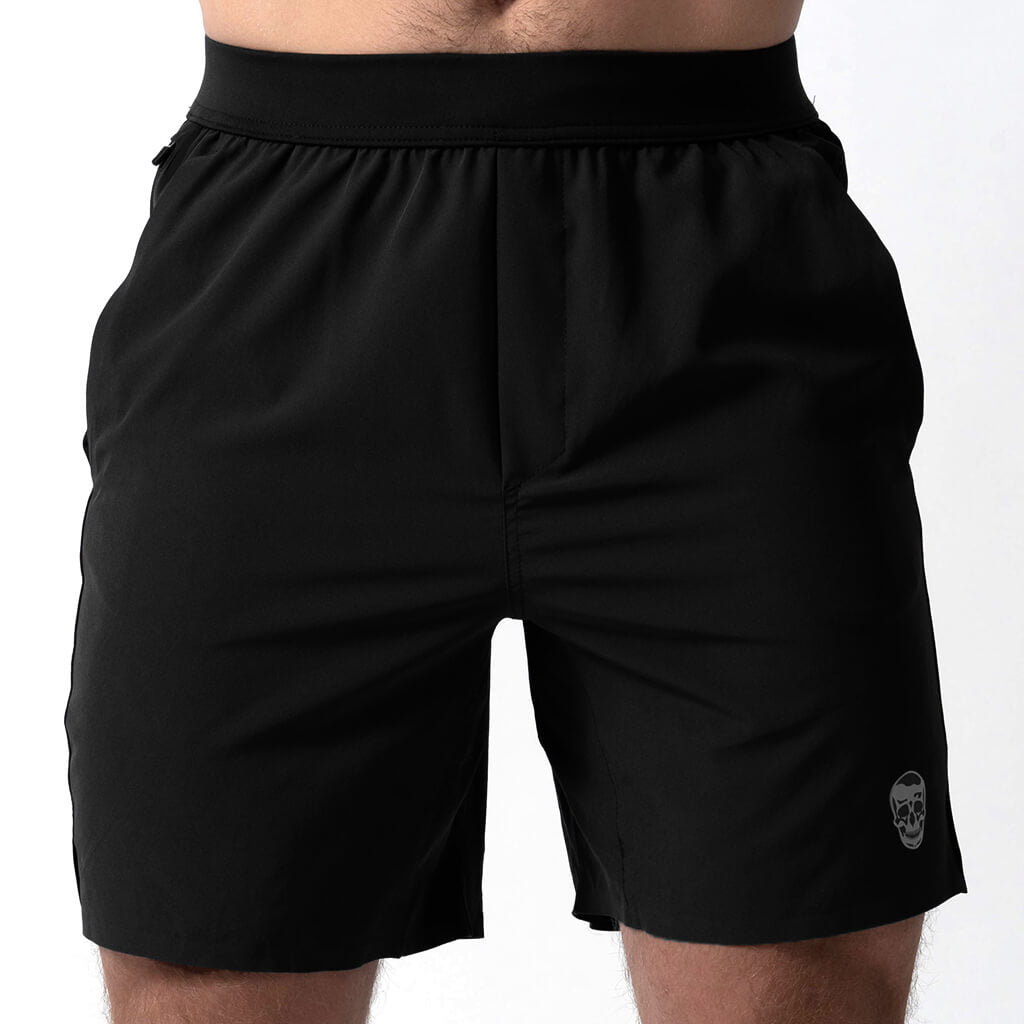 7 inch black front