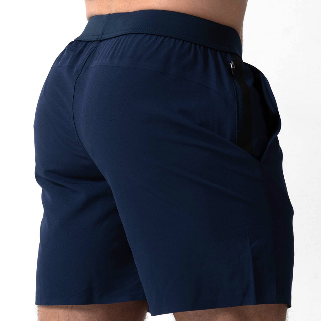 7 inch navy back