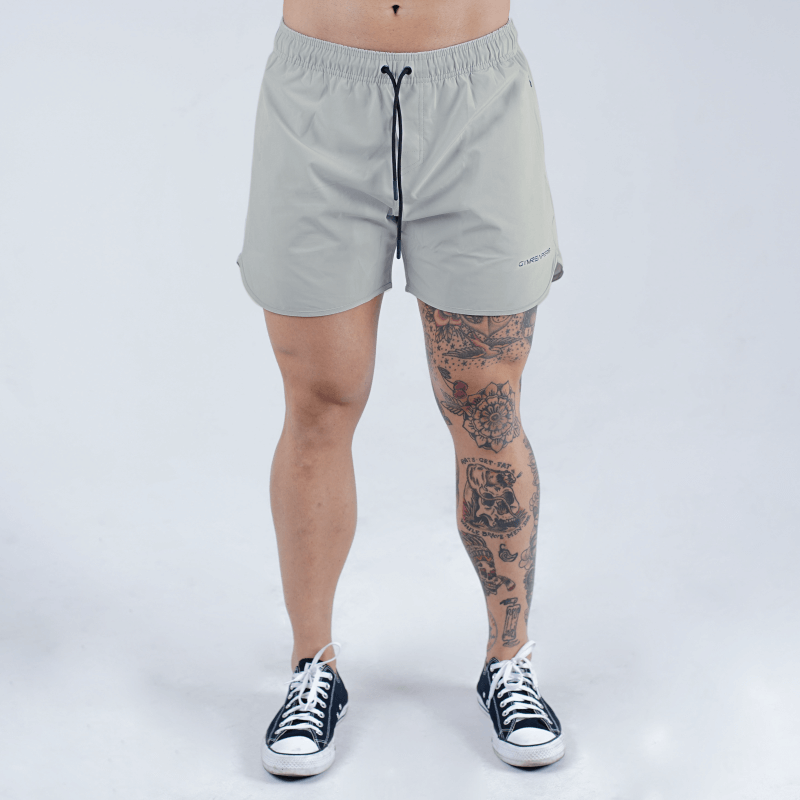 dynamic training shorts slate front