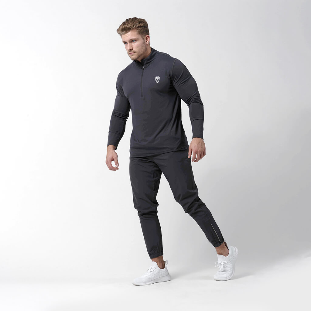 performance 1/4 zip obsidian full