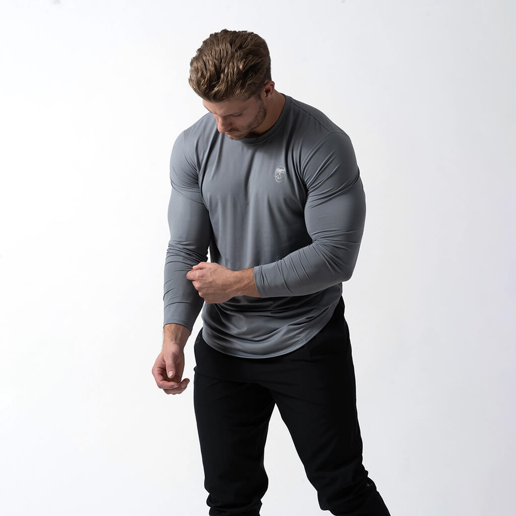 MCPORO Long Sleeve Shirts for Men Quick Dry Moisture Wicking Sun Protection  Workout Mens Long Sleeve Tee Shirts