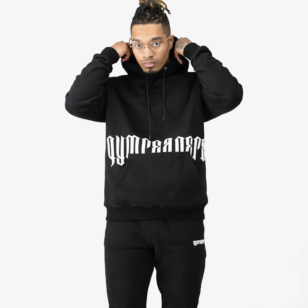 phantom hoodie black/white
