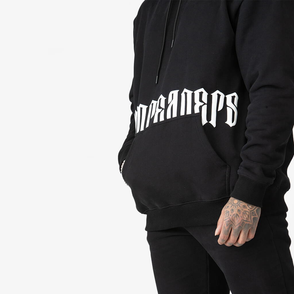 phantom hoodie black/white