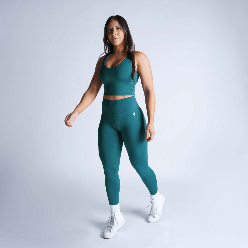 workout leggings emerald