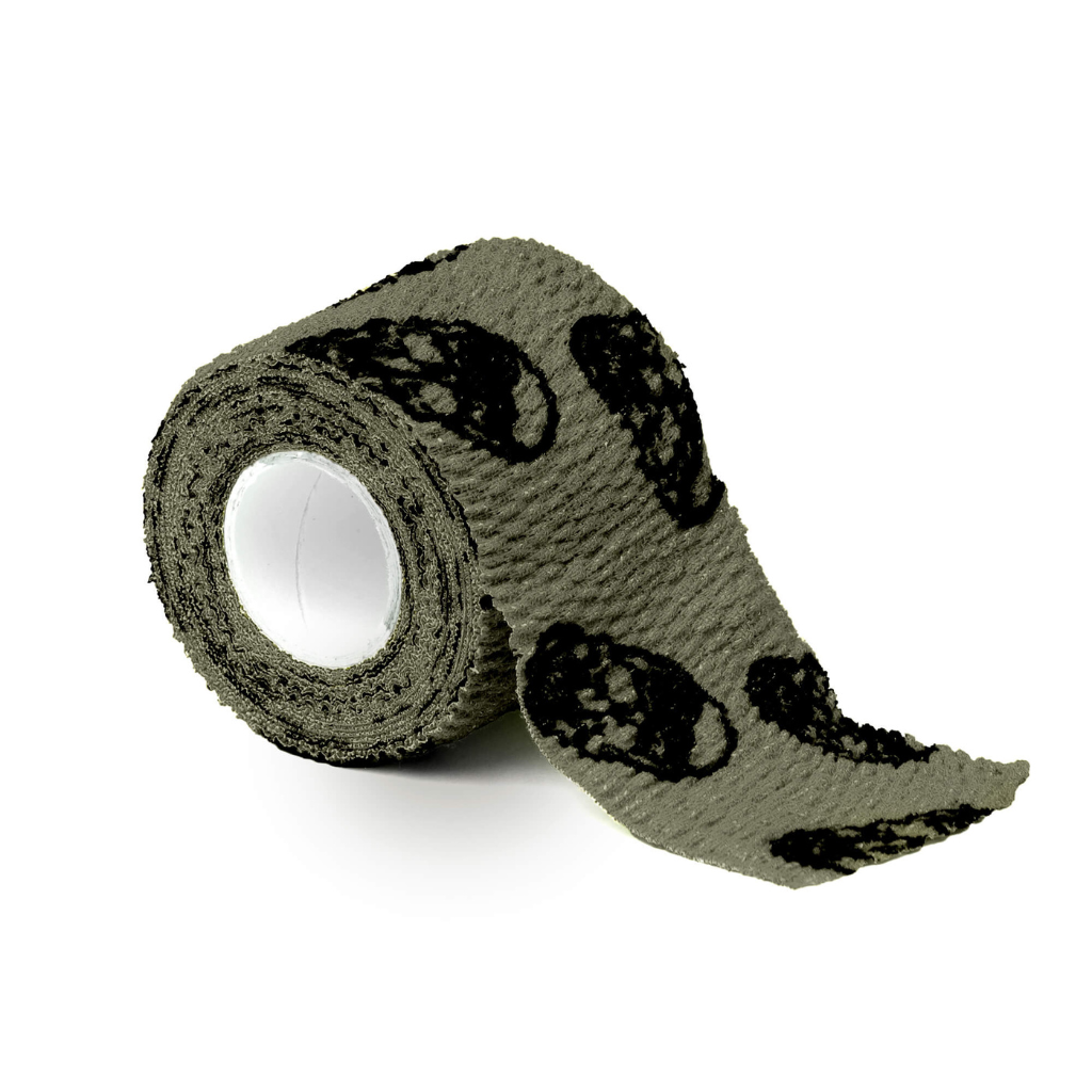 skull tape od green front