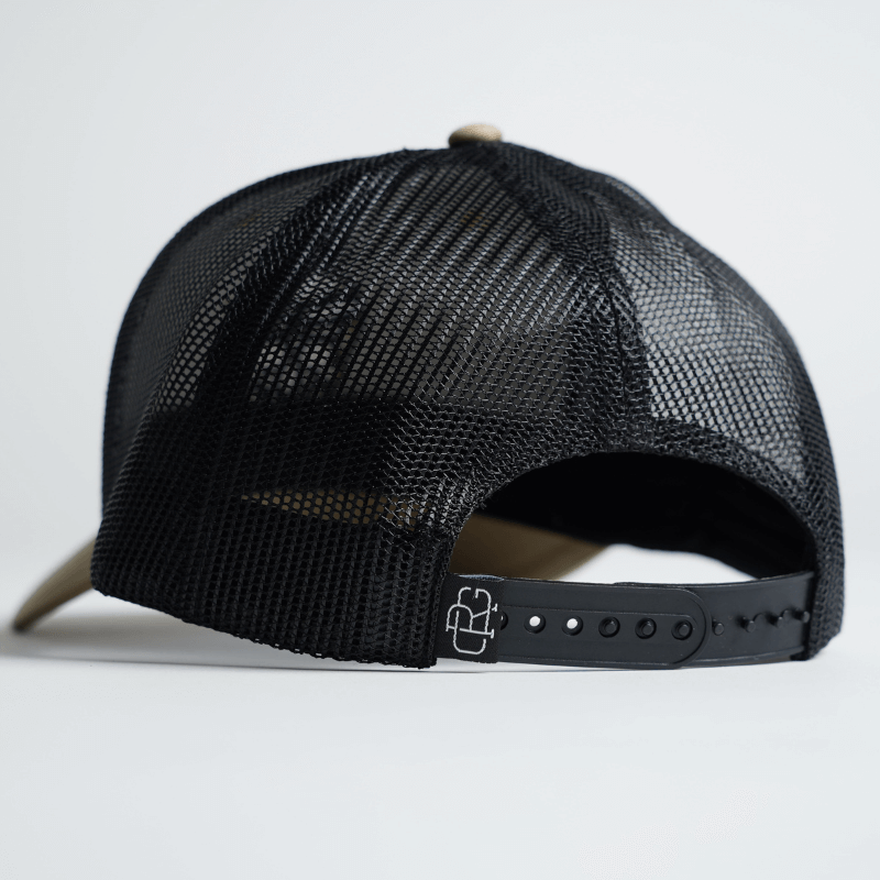 trucker hat tan