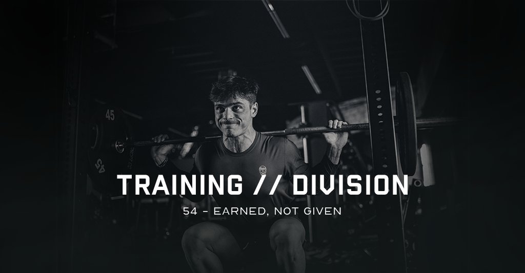 Earned, Not Given