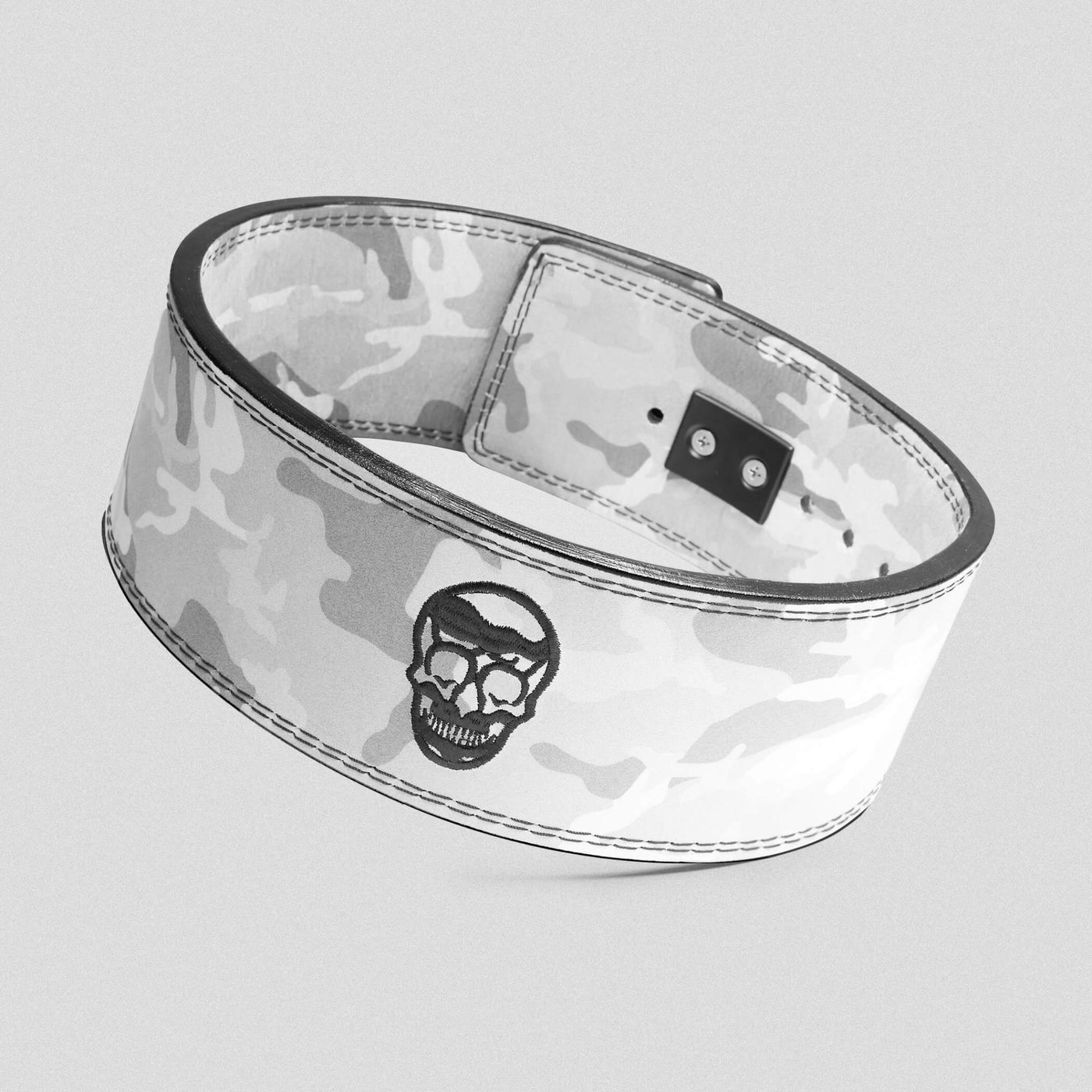 Gymreapers 10MM Lever Belt White Camo