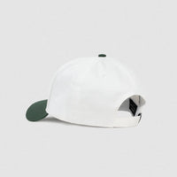 5-Panel Skull Hat - White/Green