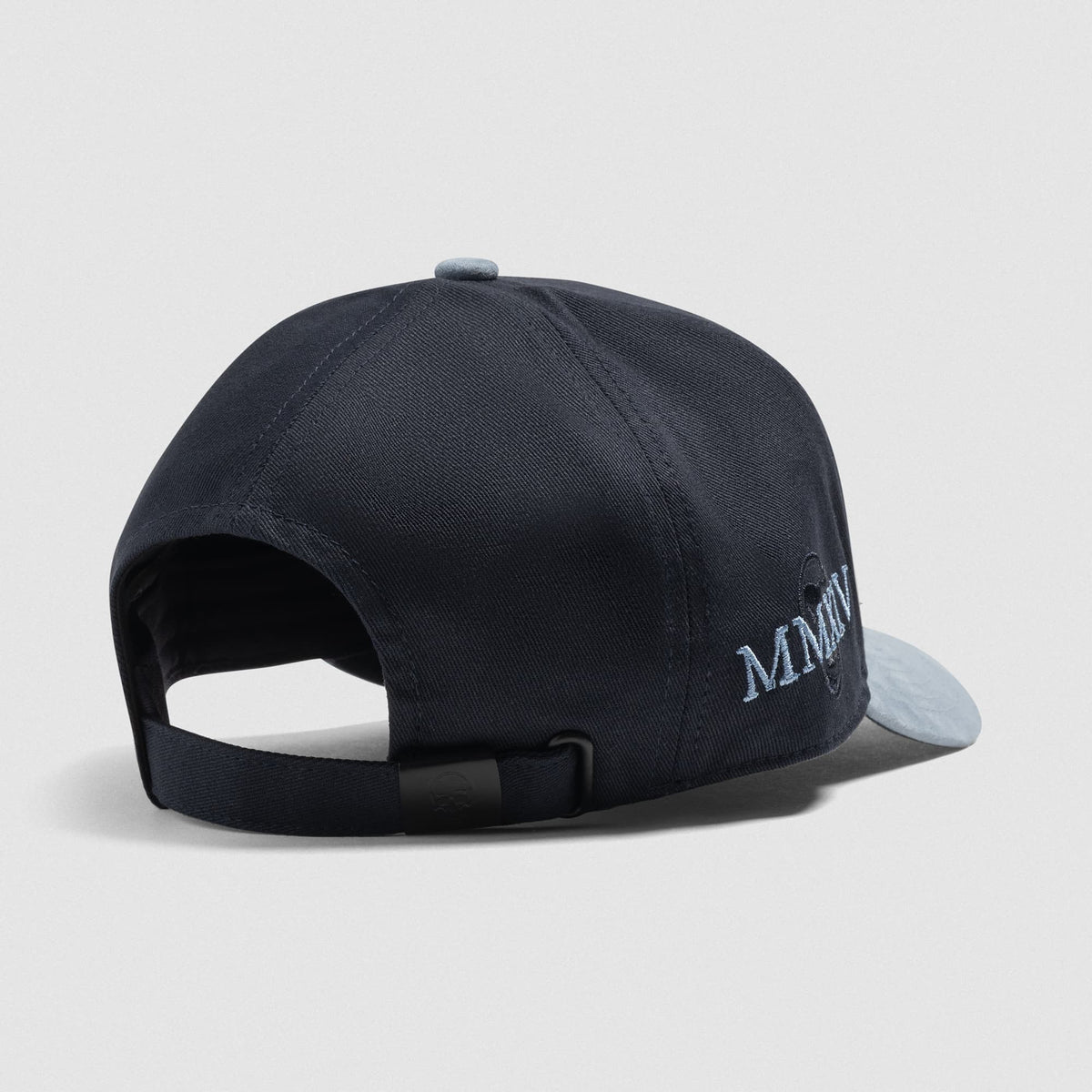 5-Panel Initial Suede Hat - Blue back product view