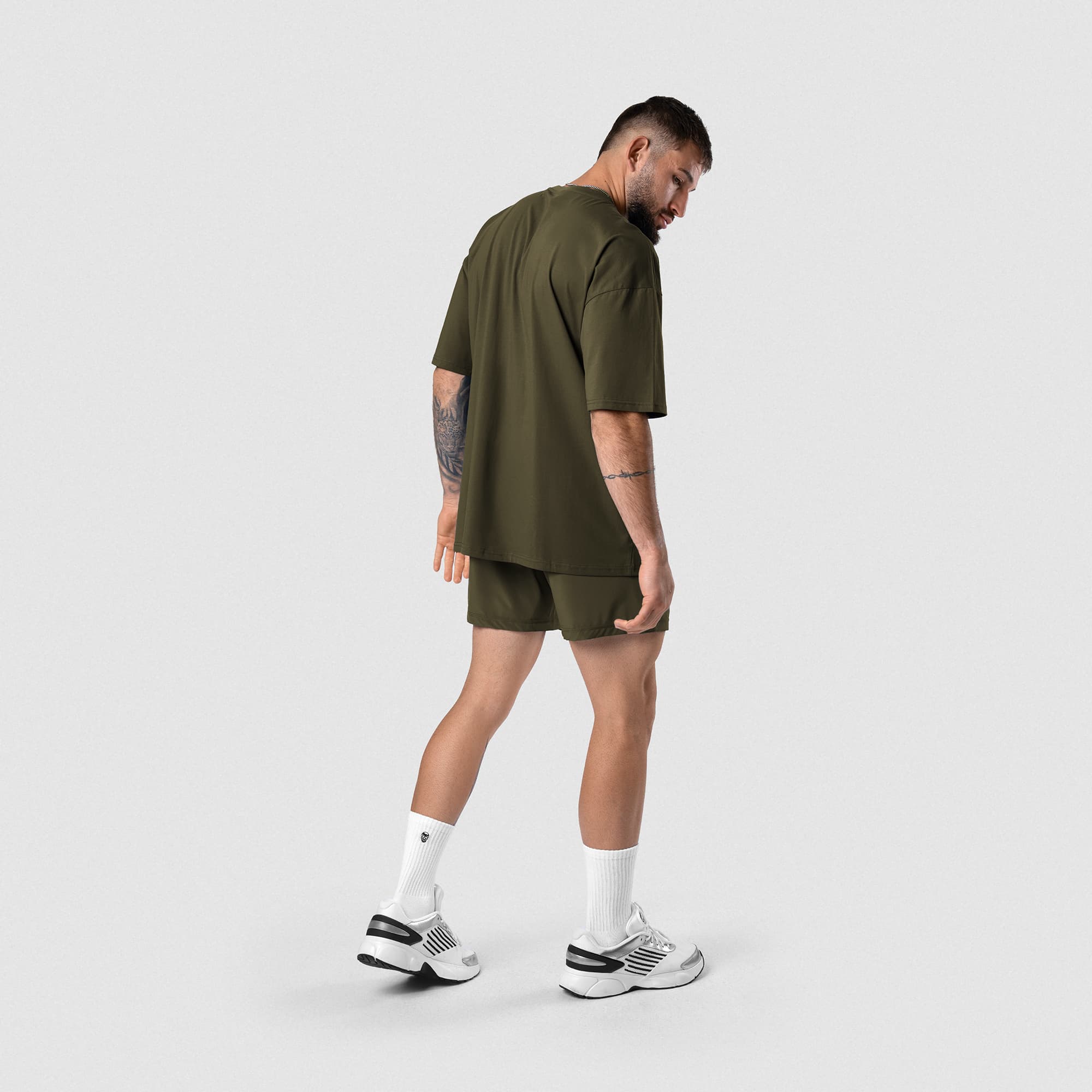 Gymreapers Axis Box Tee - OD Green