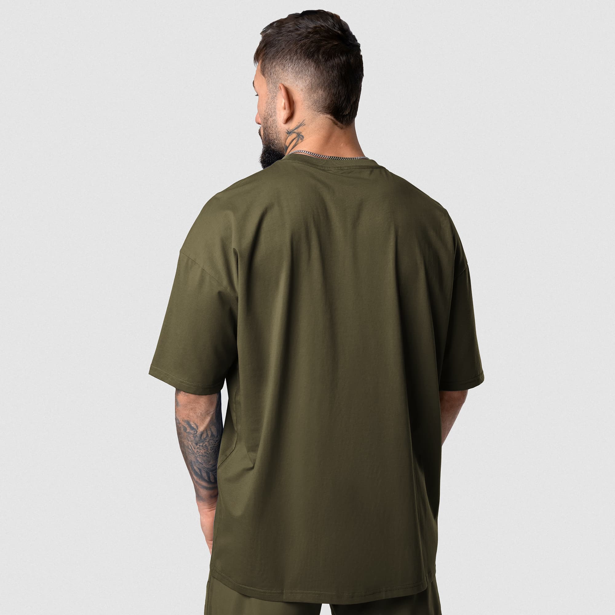 Gymreapers Axis Box Tee - OD Green