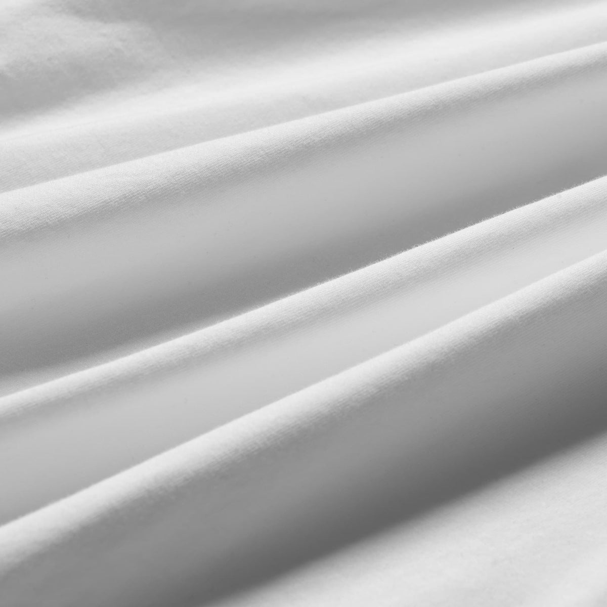 Axis Box Tee - White fabric texture detail