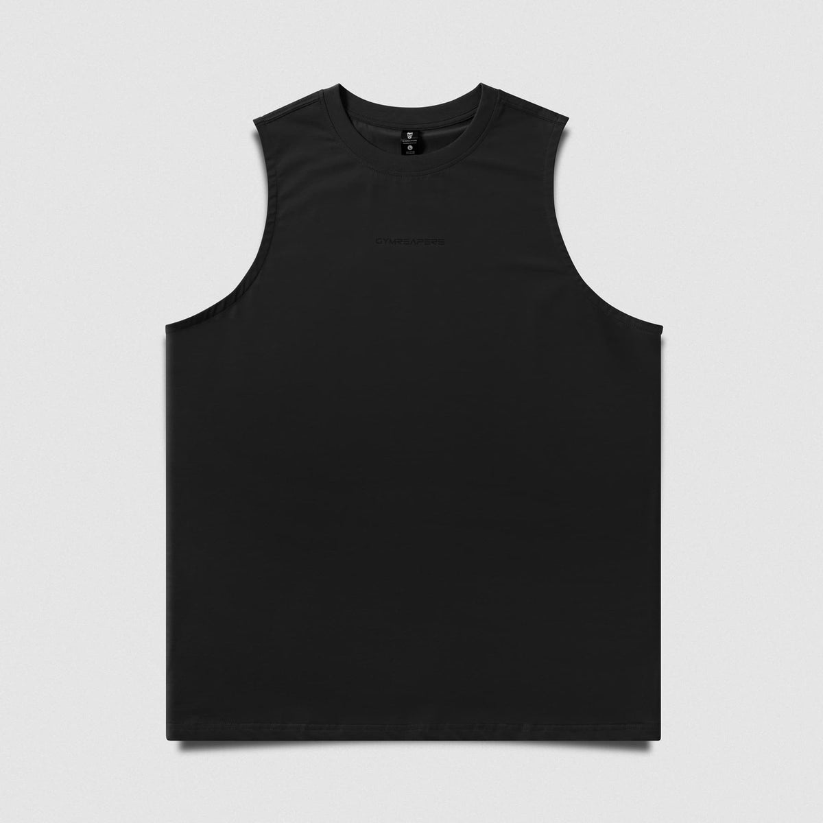 Axis Muscle Tank - Black/Black front product view