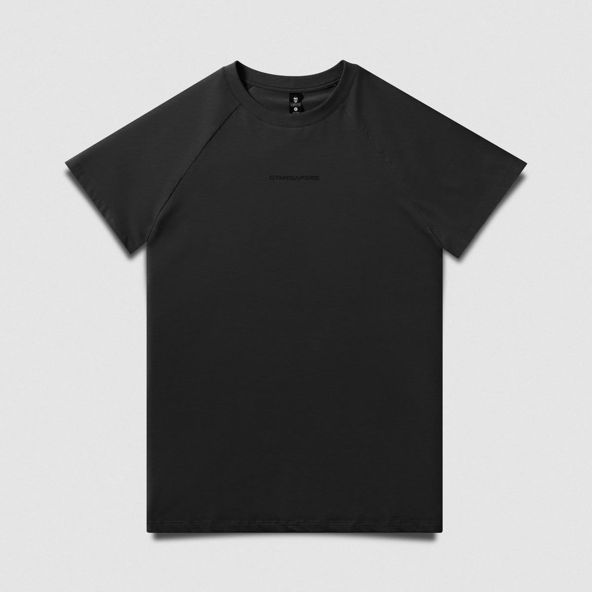Axis Raglan Tee - Black/Black front product view