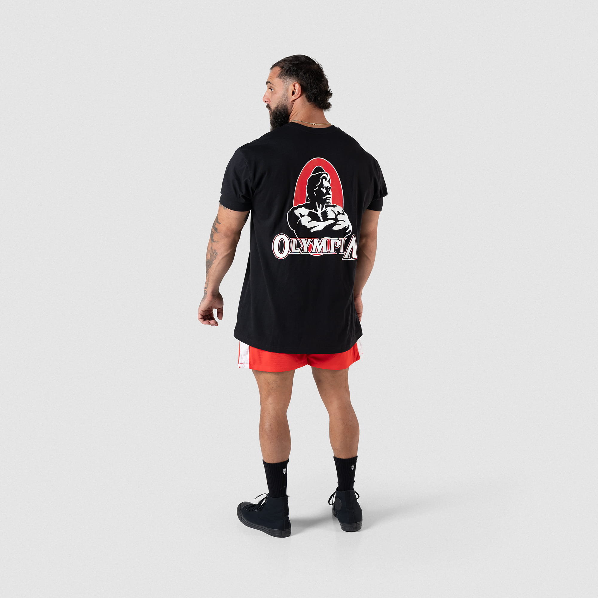 Signature Basic Tee - Black | Gymreapers x Olympia