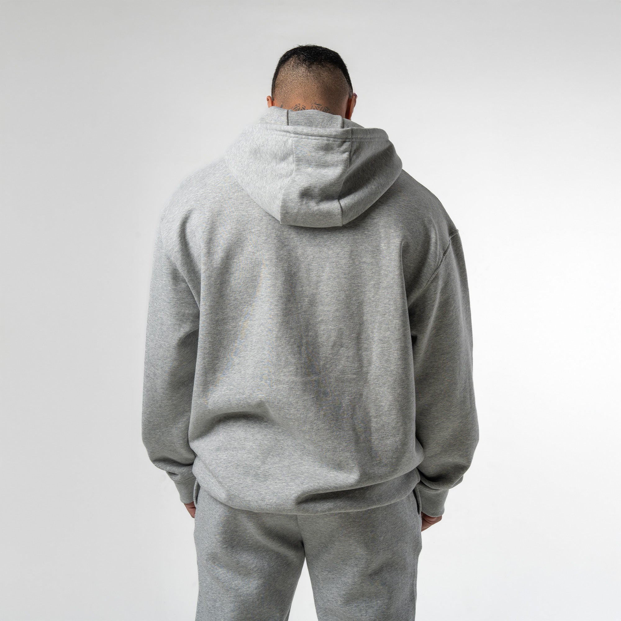 Gymreapers Axis Mockneck Hoodie - Heather Gray