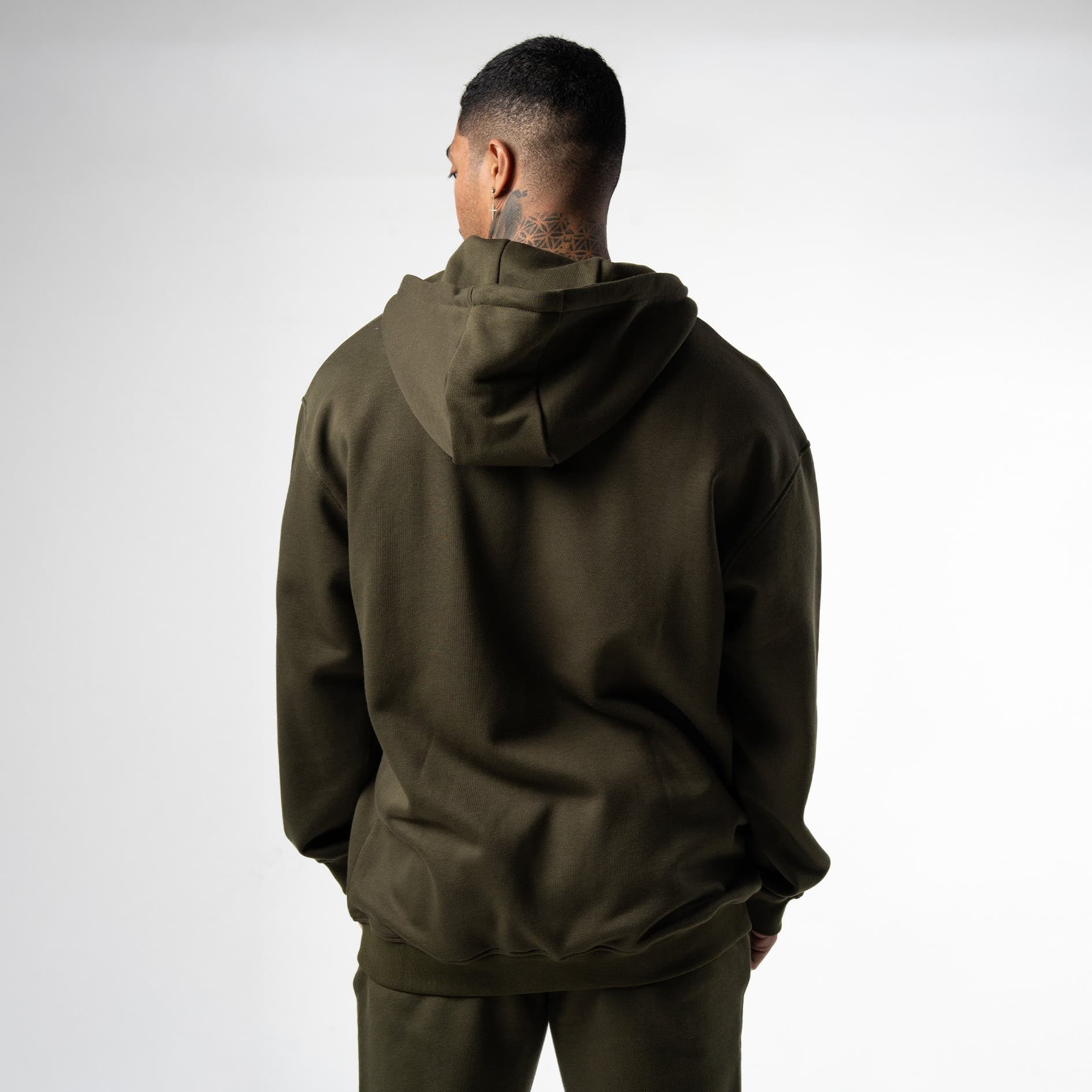 Gymreapers Axis Zip-Up Hoodie - OD Green