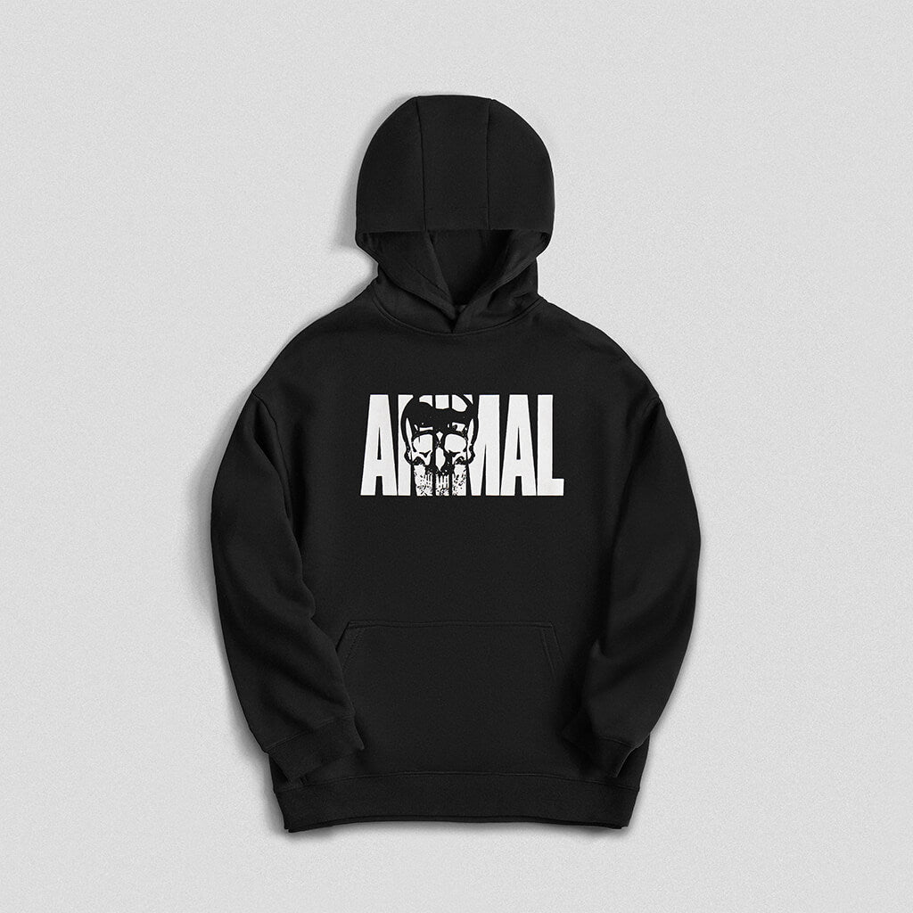 animal x gymreapers hoodie front