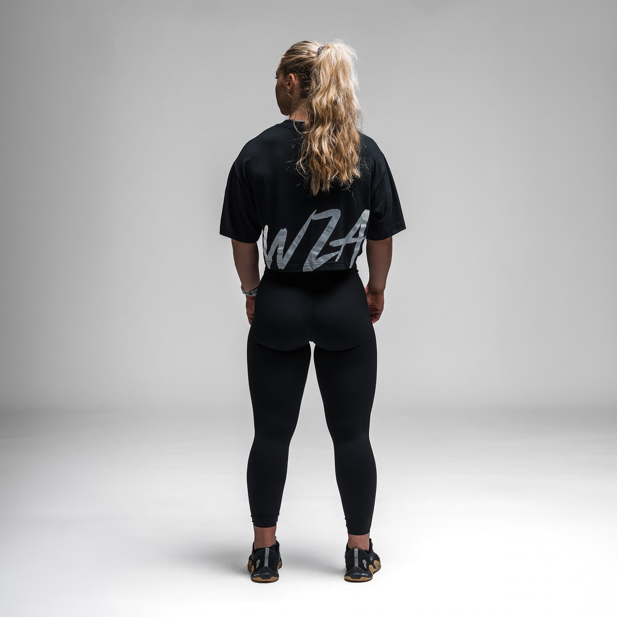 Heatstroke Cropped Tee - Black