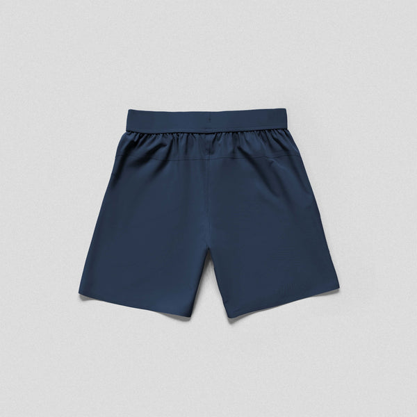 Navy Comfort Waist Stretch Shorts main image 0