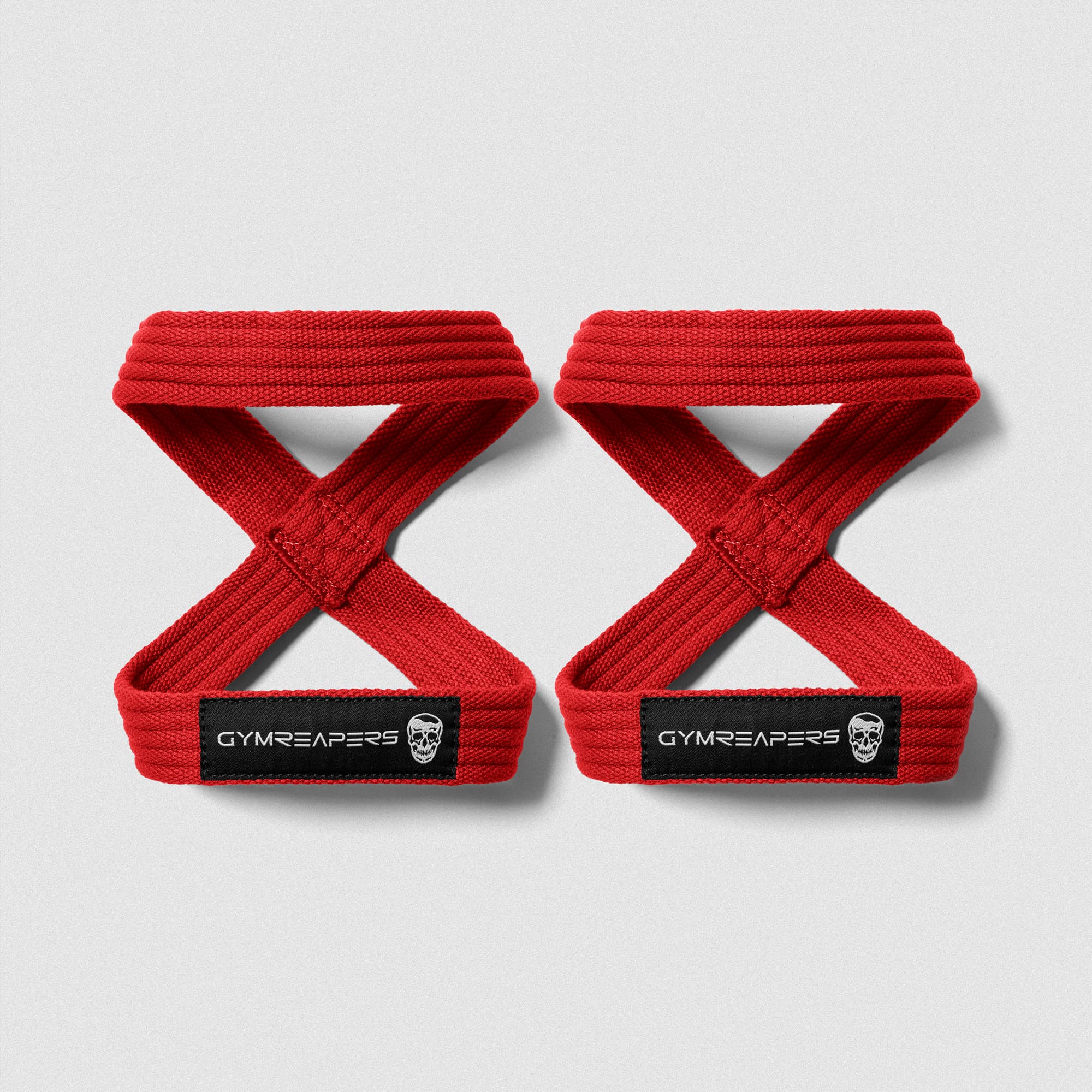 ミシック・レギオンズ　フィグラ　オブスキュラ　限定　レッド　クランプス Gymreapers Figure 8 Lifting Straps - Red