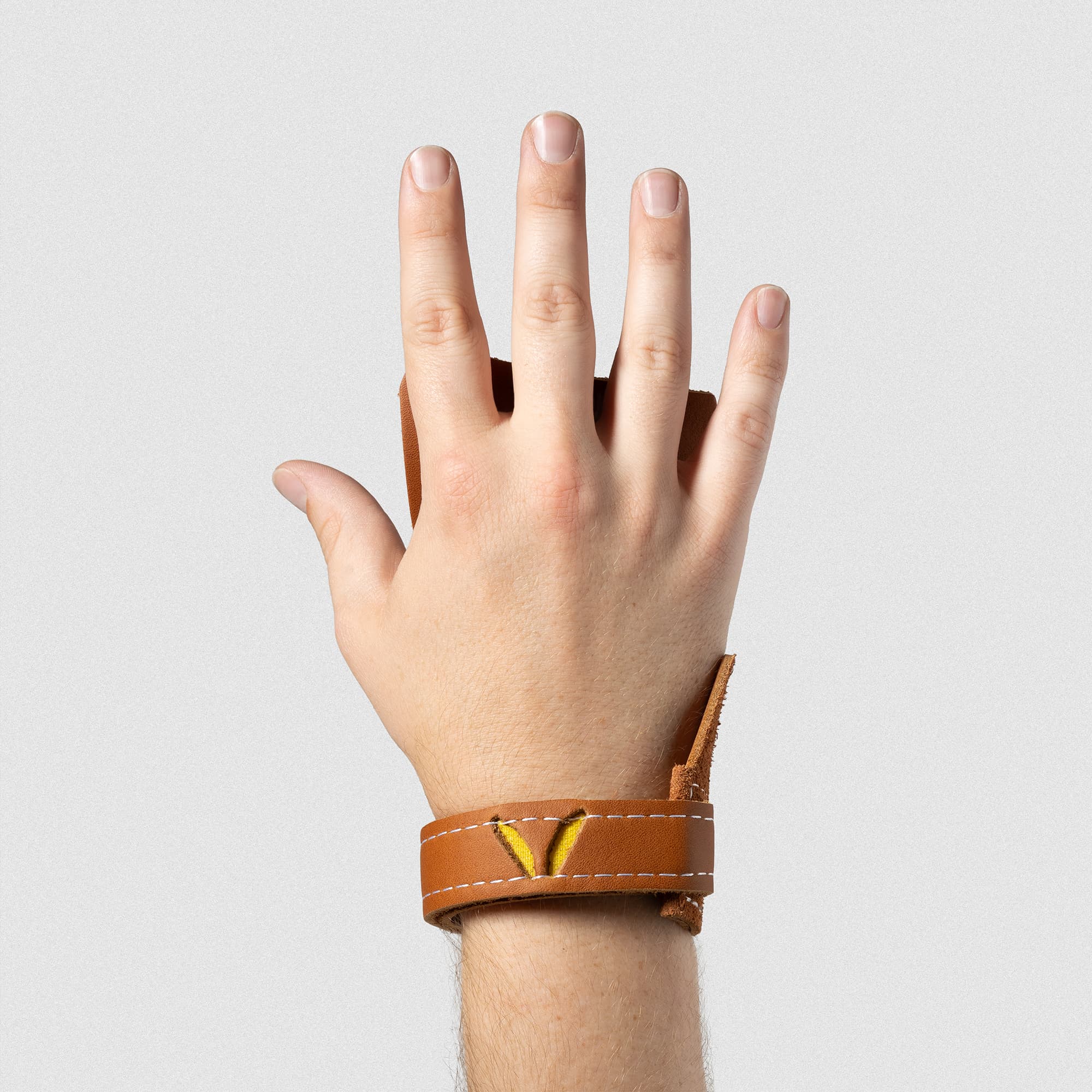 Women's Classic Freedom Leather - Tan - On Hand Palm Forward