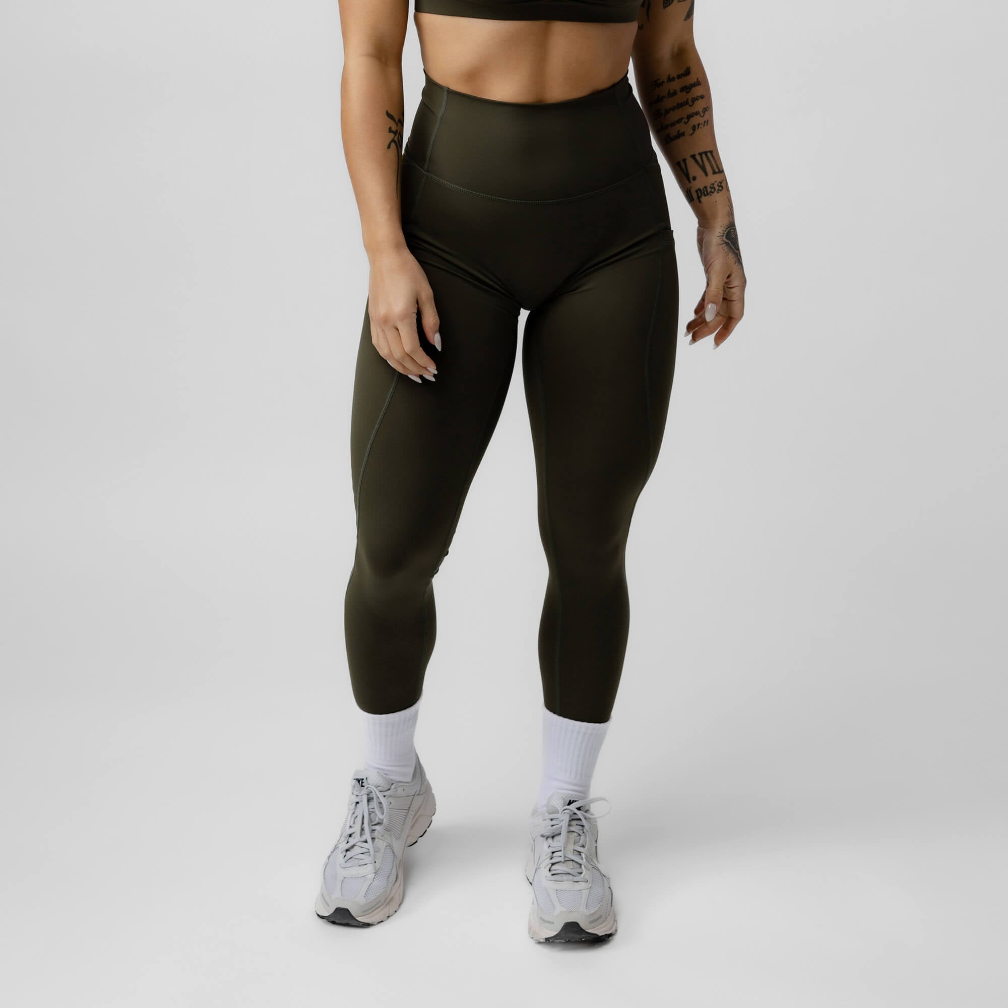 forest green victory leggings main