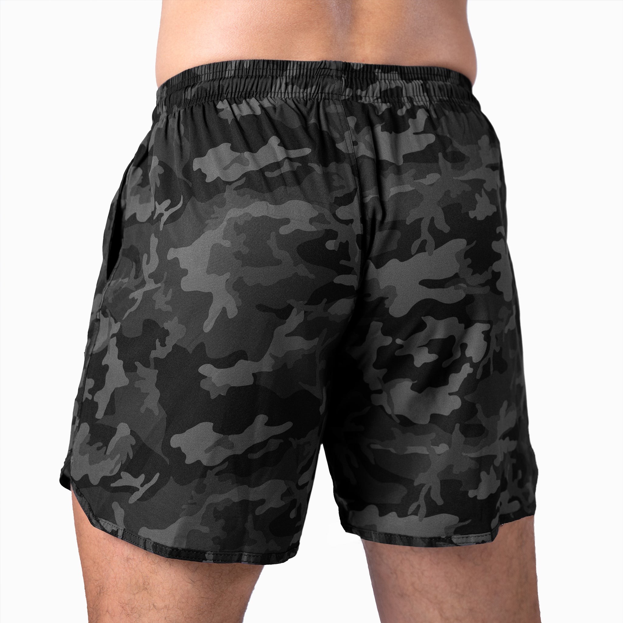 gr training shorts midnight camo cropped rear new