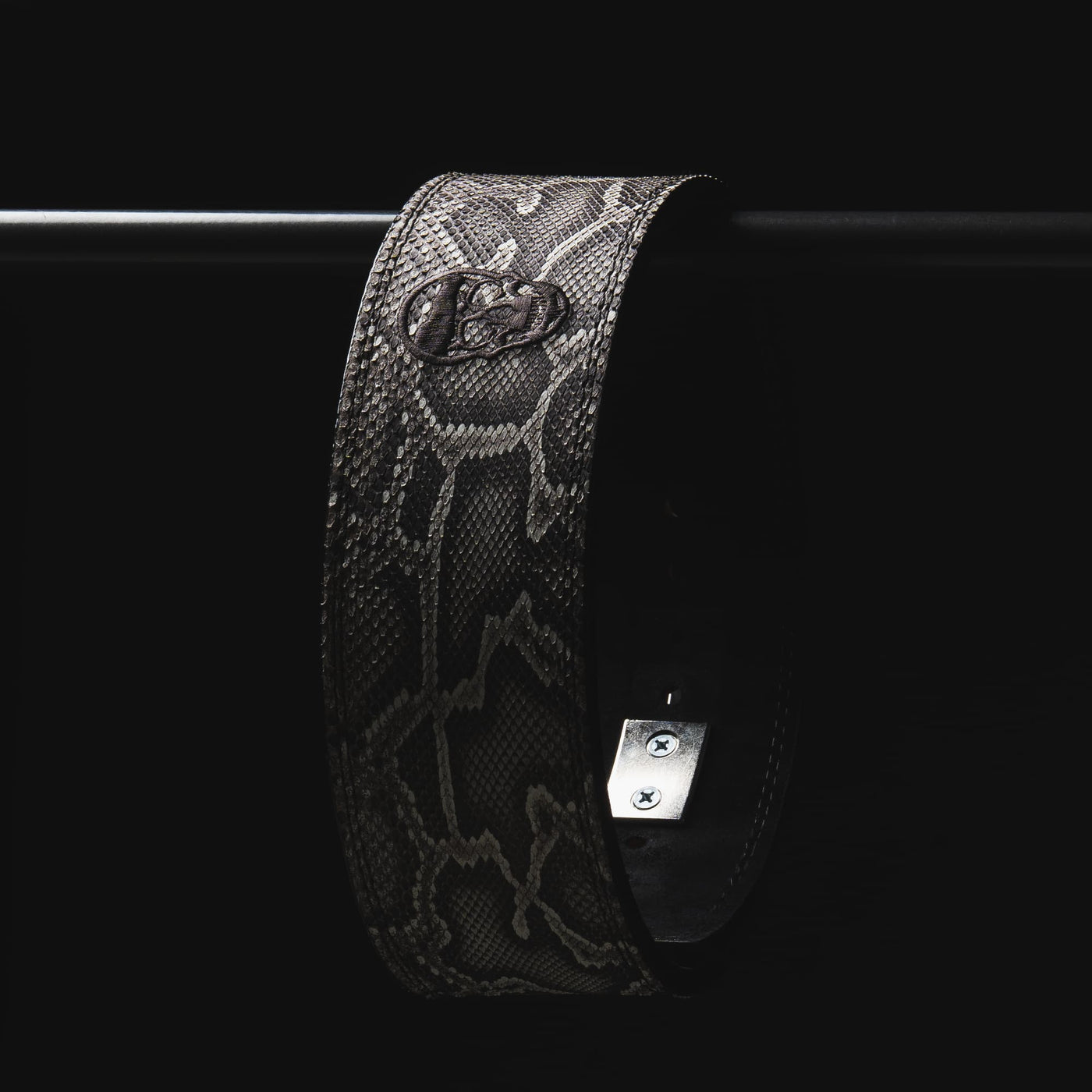 10MM Lever Belt - White Python