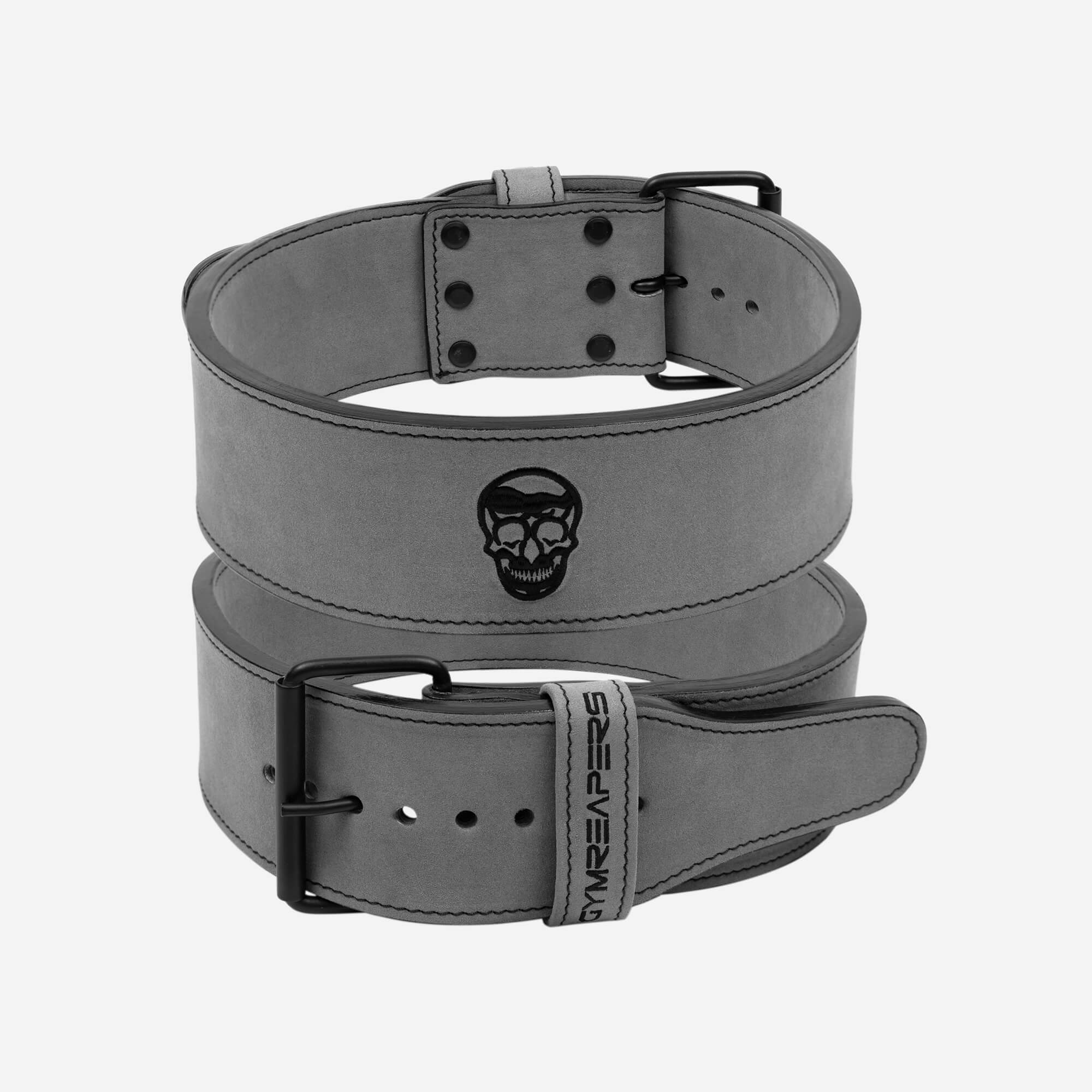 10mm single prong belt gray stacked