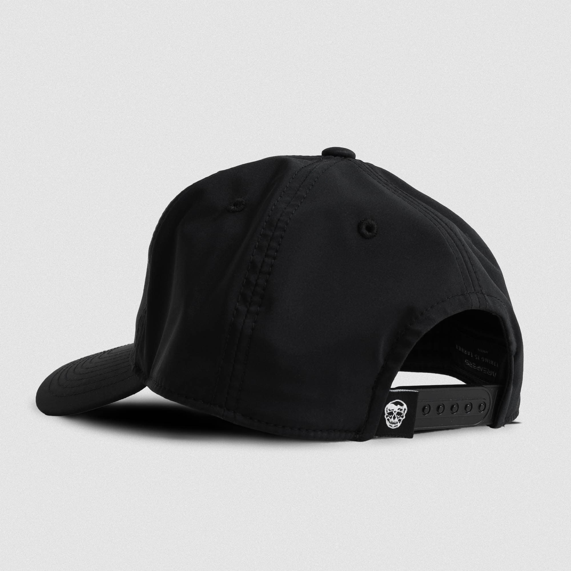 Hybrid Performance Unstructured Hat - Gymreapers lay flat back view