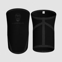 7MM Knee Sleeves - Black/Black