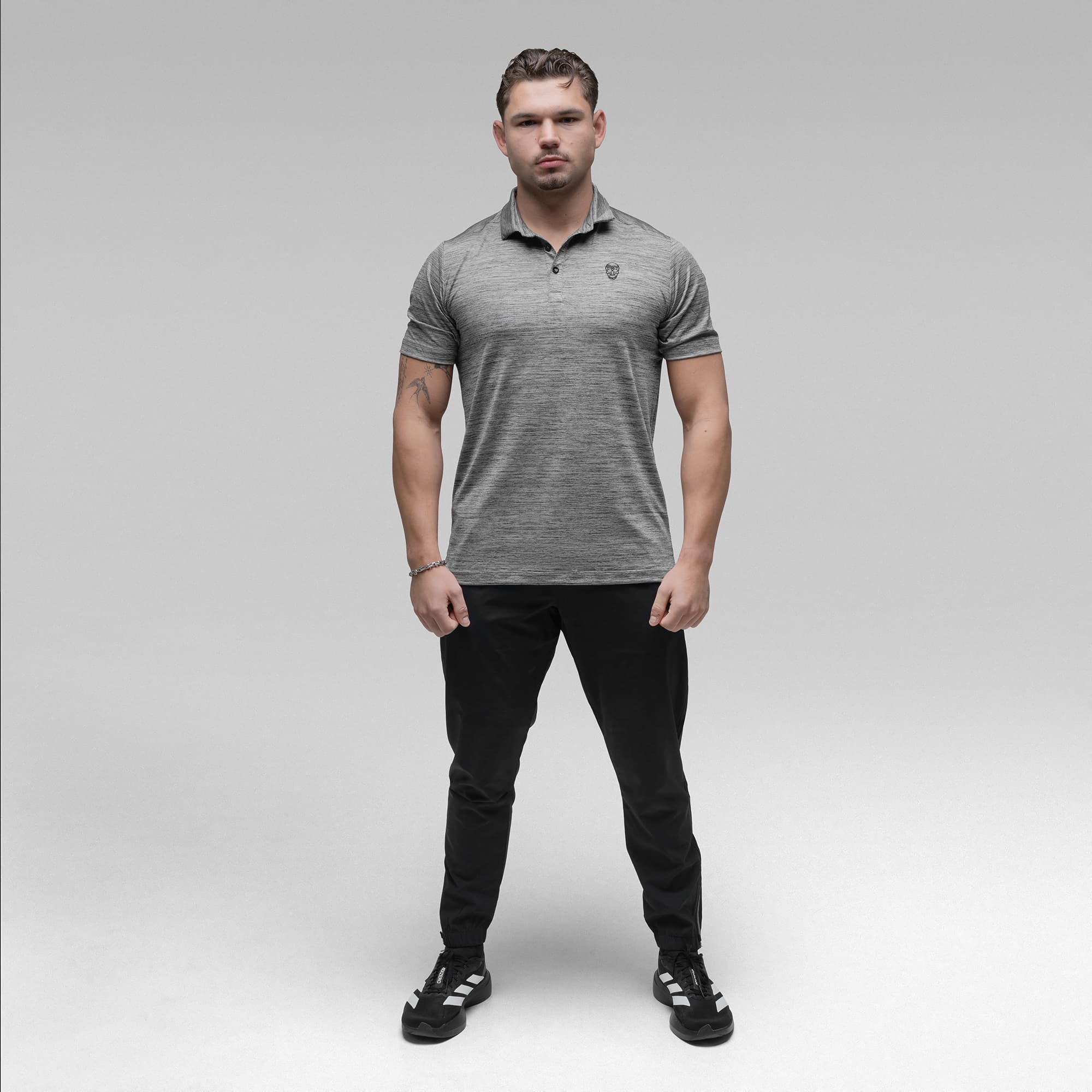 Legion Polo - Heather Gray