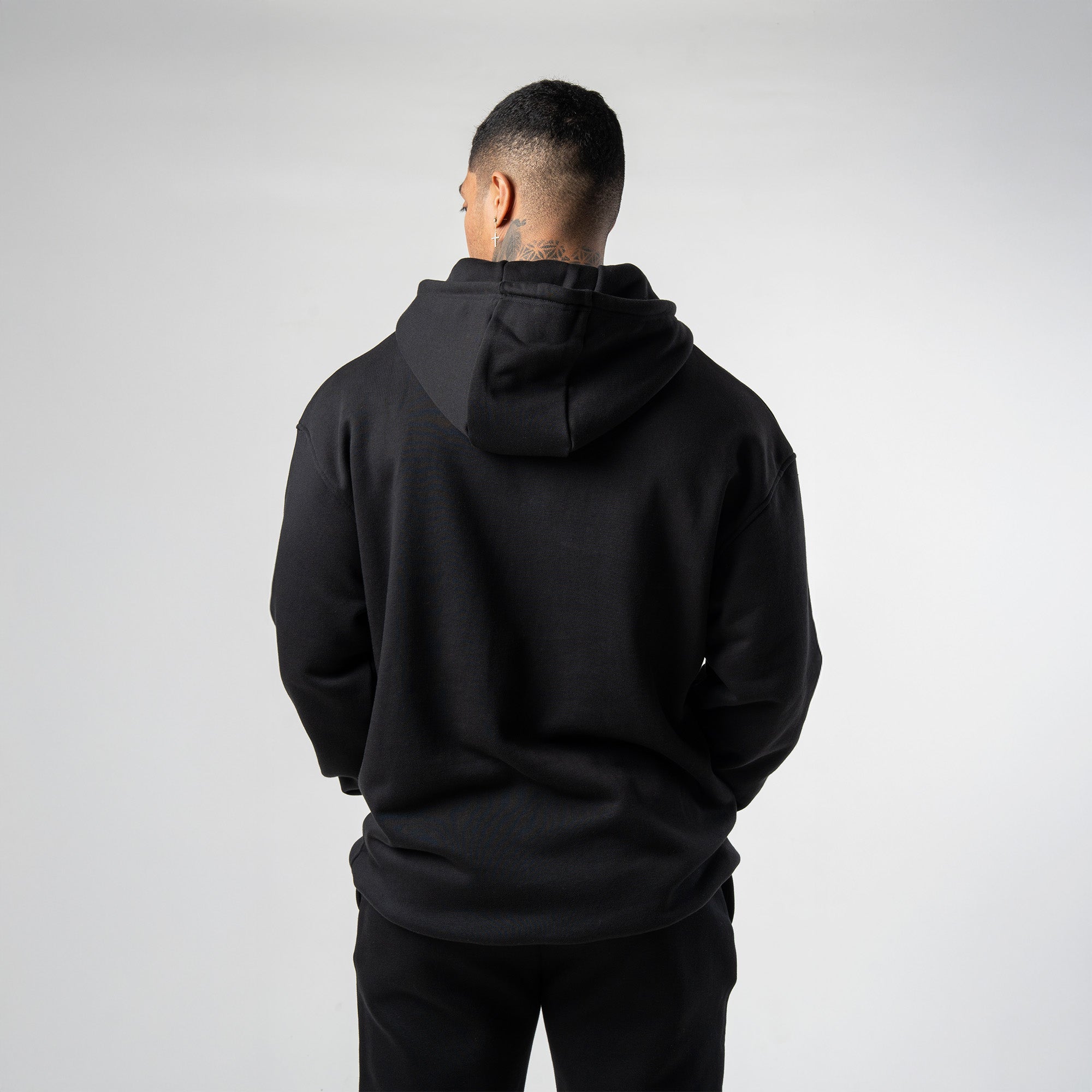 Gymreapers Axis Mockneck Hoodie - Black/White