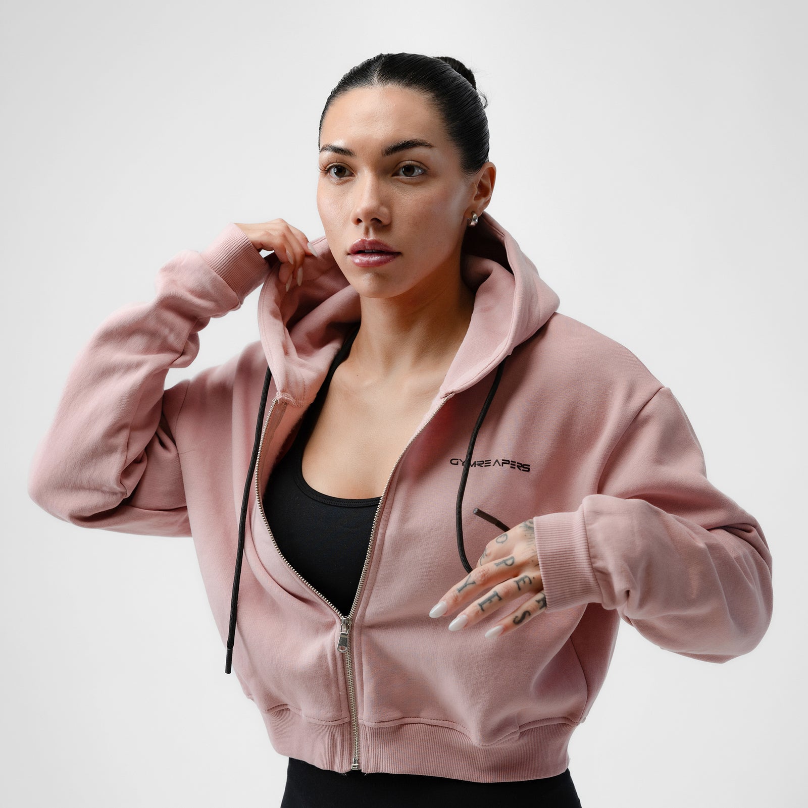 Zipped Overshirt - Mauve