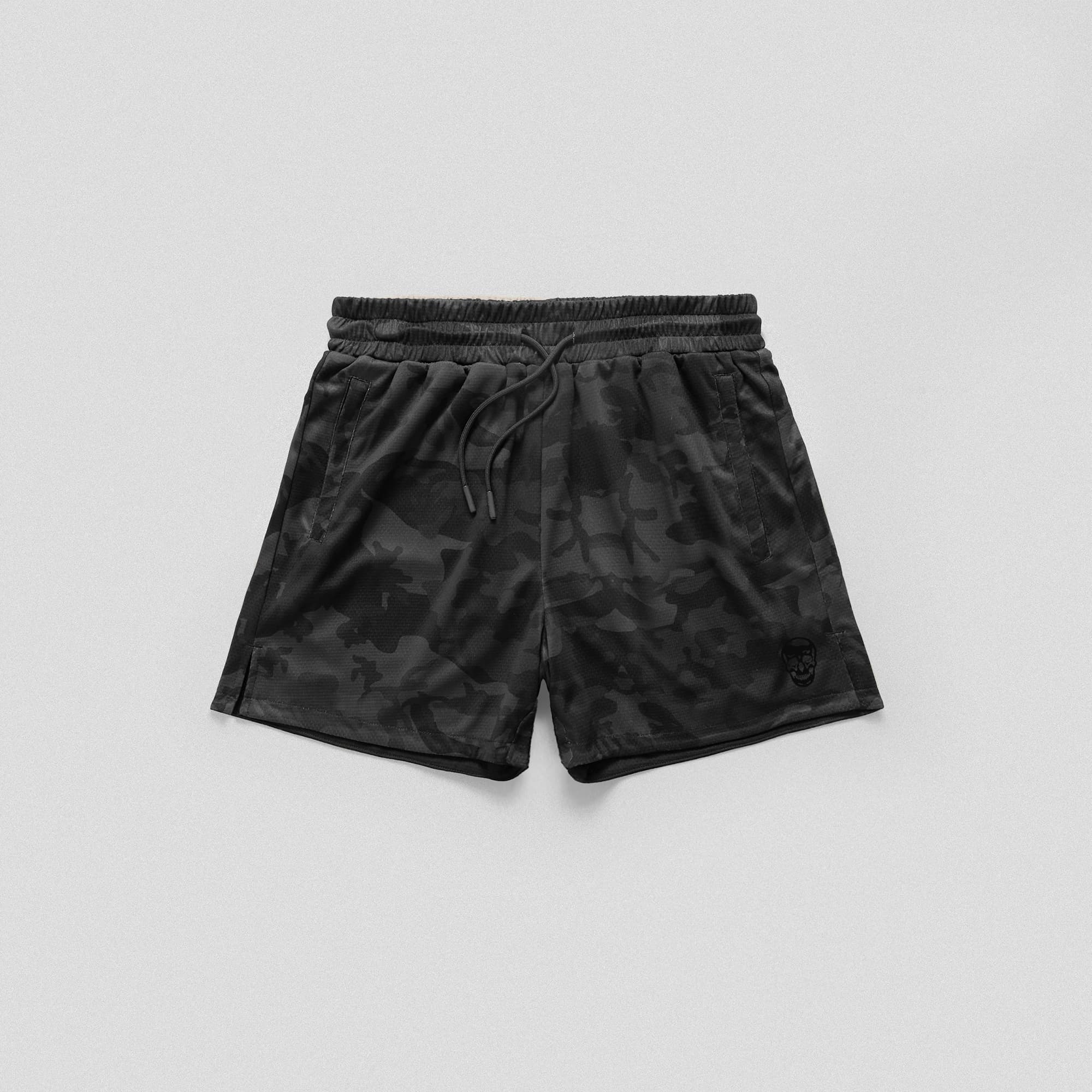 Core Skull Mesh Shorts 3-Pack - Sand / Black Camo / Black/White