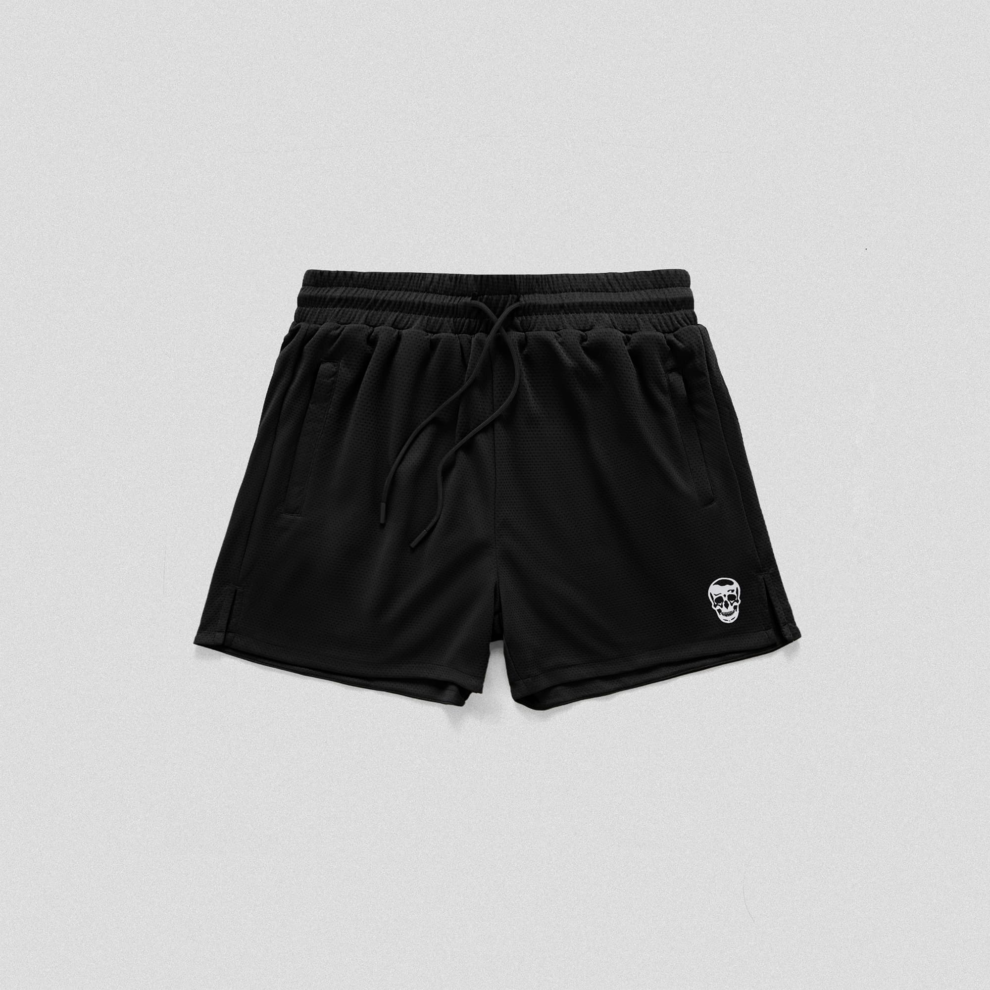 MeshTrainingShorts-BlackWhite-