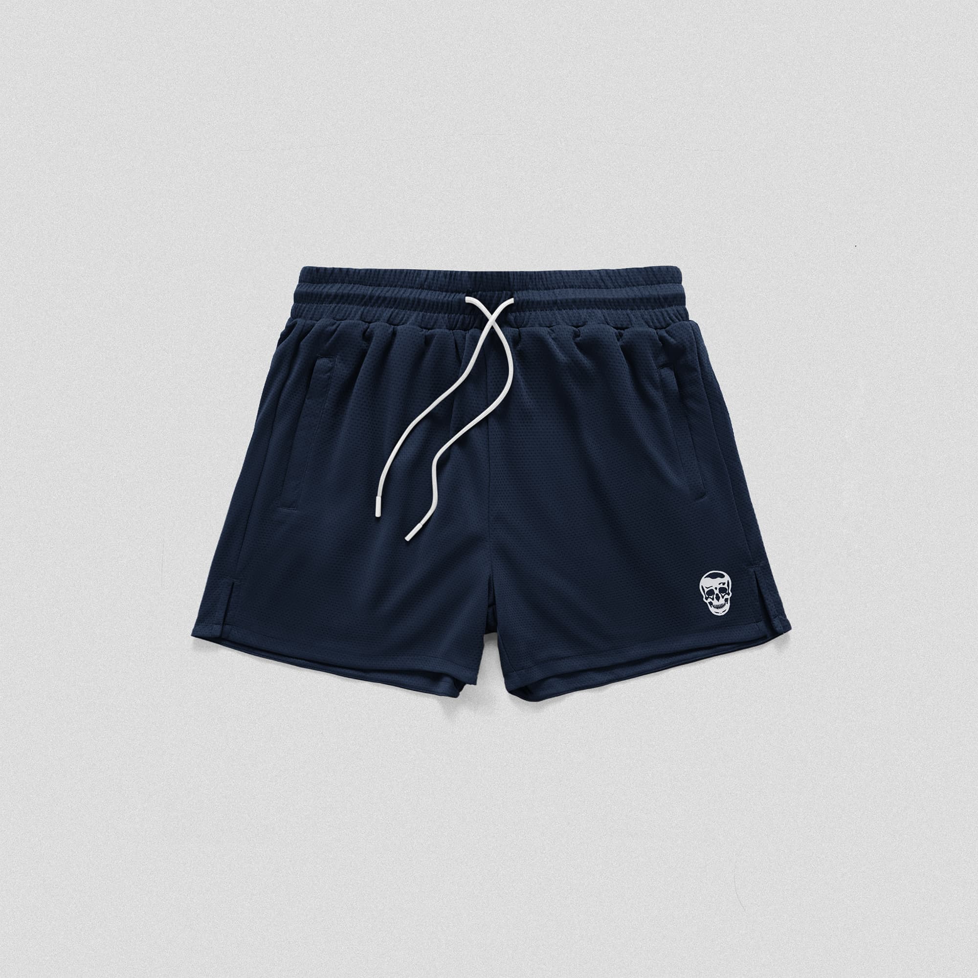 Core Skull Mesh Training Shorts - Navy