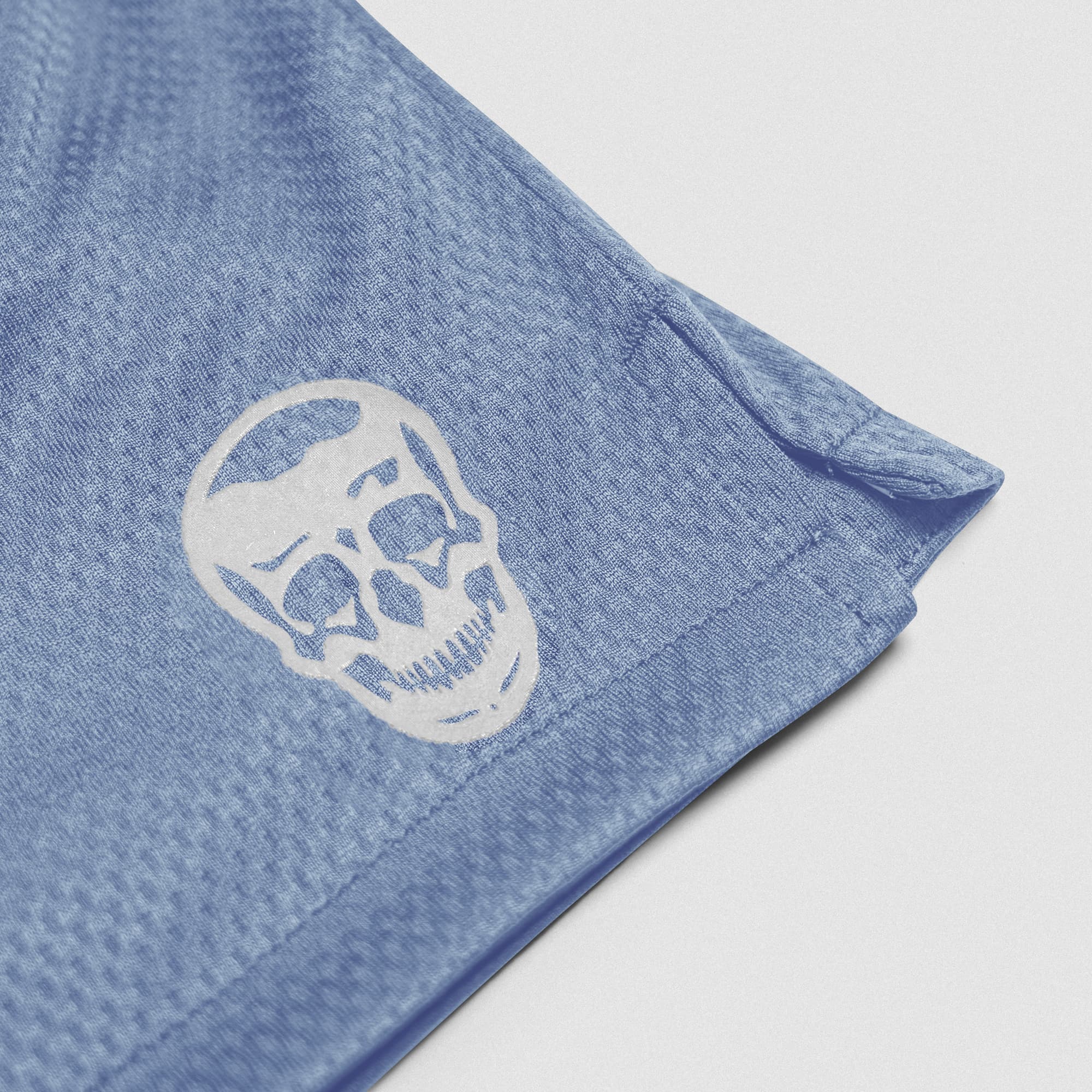 Core Skull Mesh Training Shorts - Pale Blue