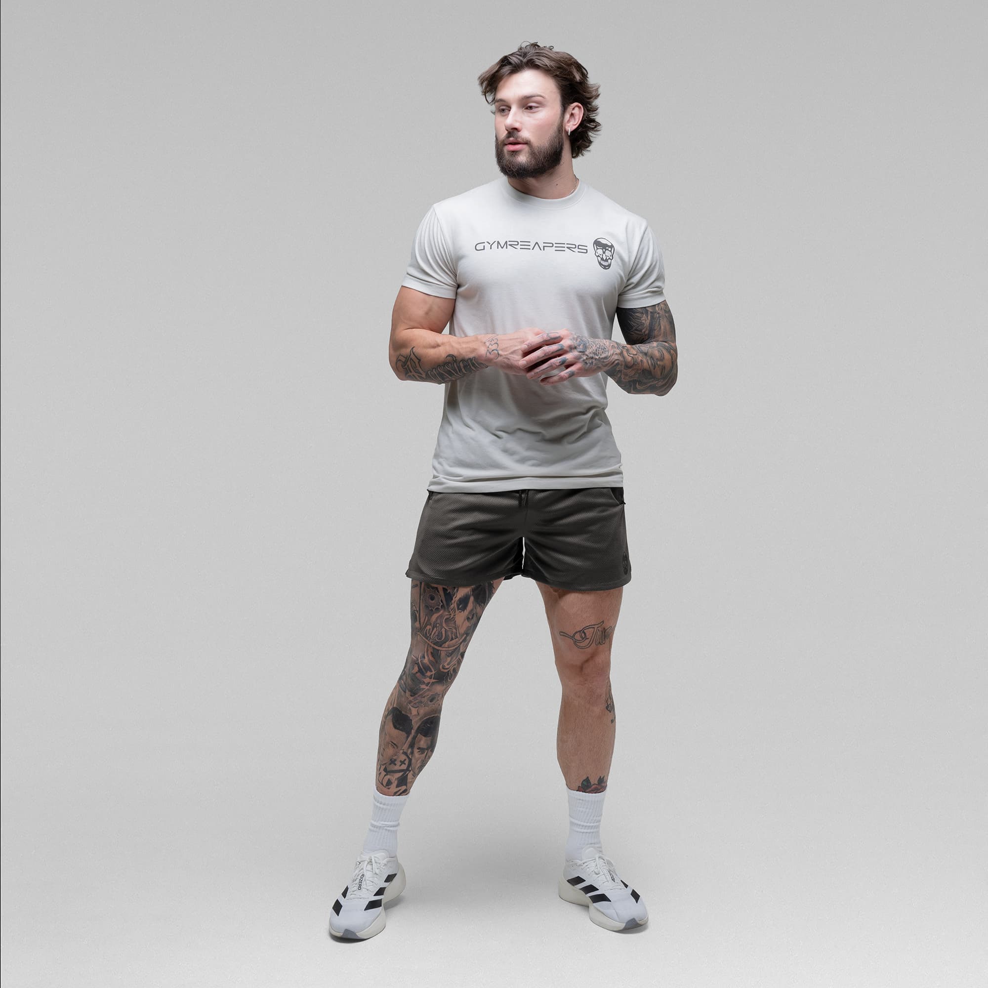 Core Skull Mesh Training Shorts - Storm