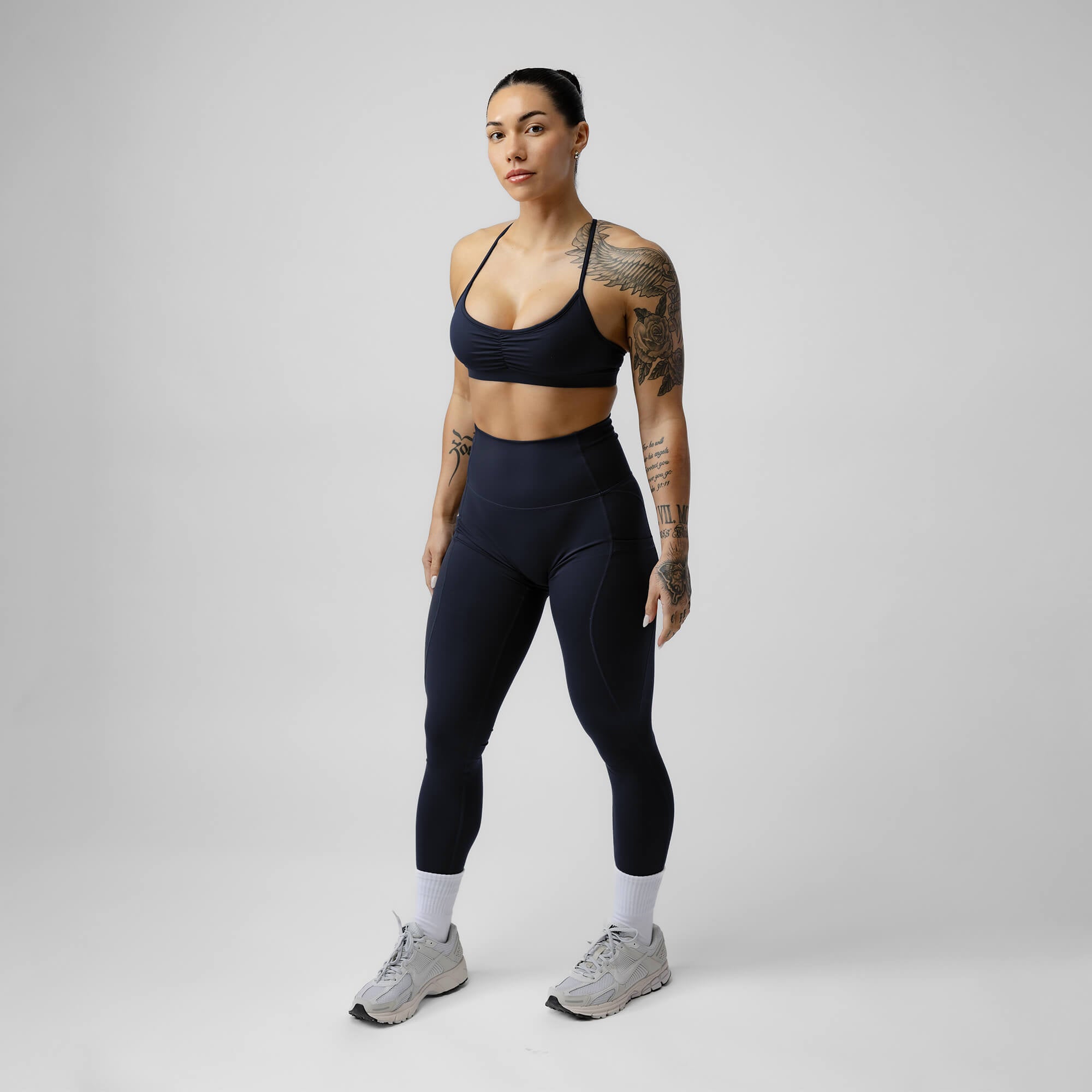 Physiclo Leggings Size Large Women Black Gray Pro Resistance Workout  Compression 