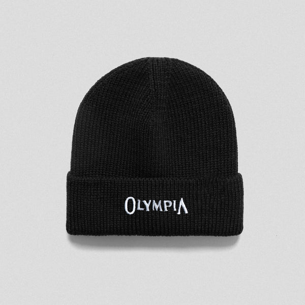 Lightweight Ribbed Knit Beanie with Logo Patch THE LOGO PATCH RIB BEANIE | Favorite Daughter main image 4