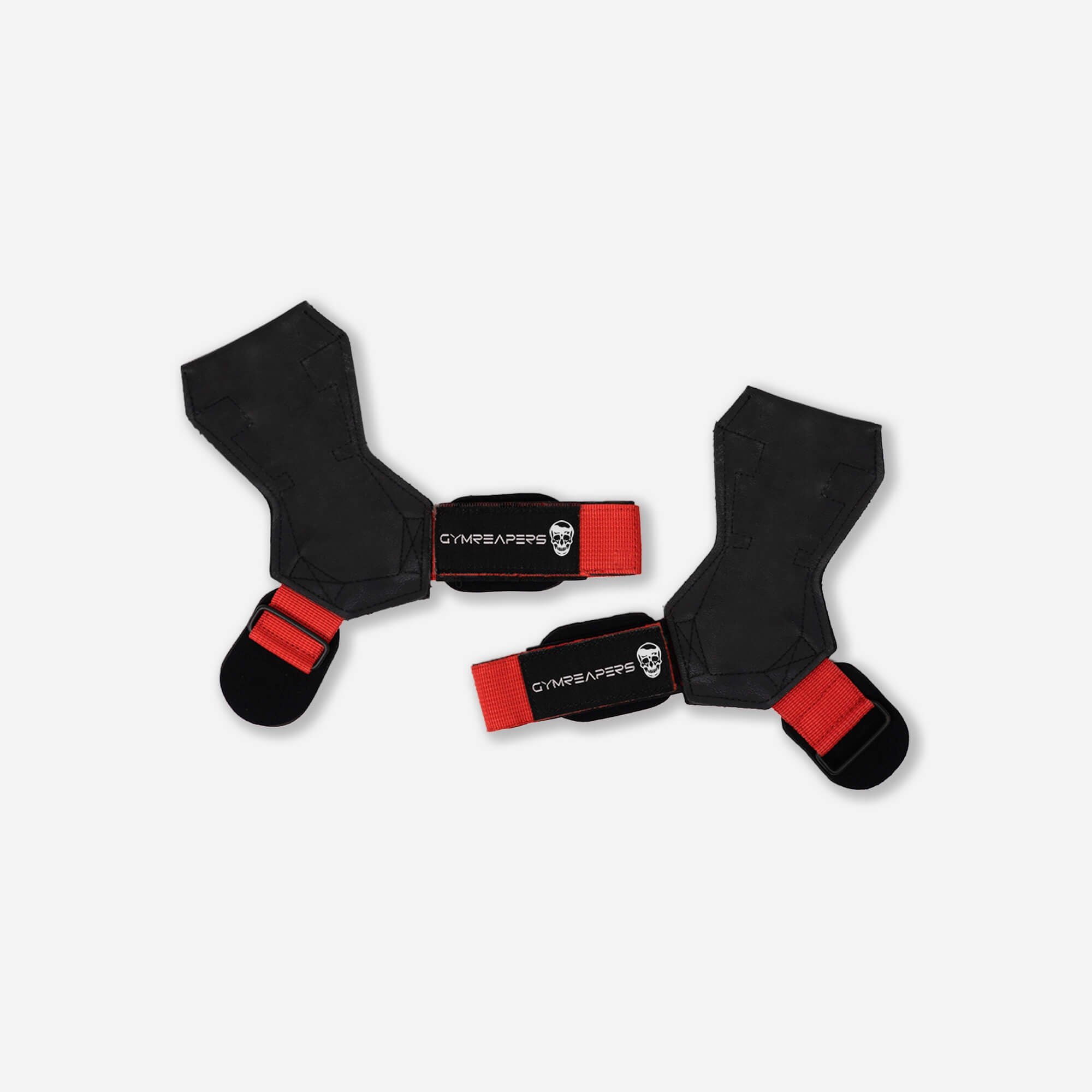 lifting grips red full