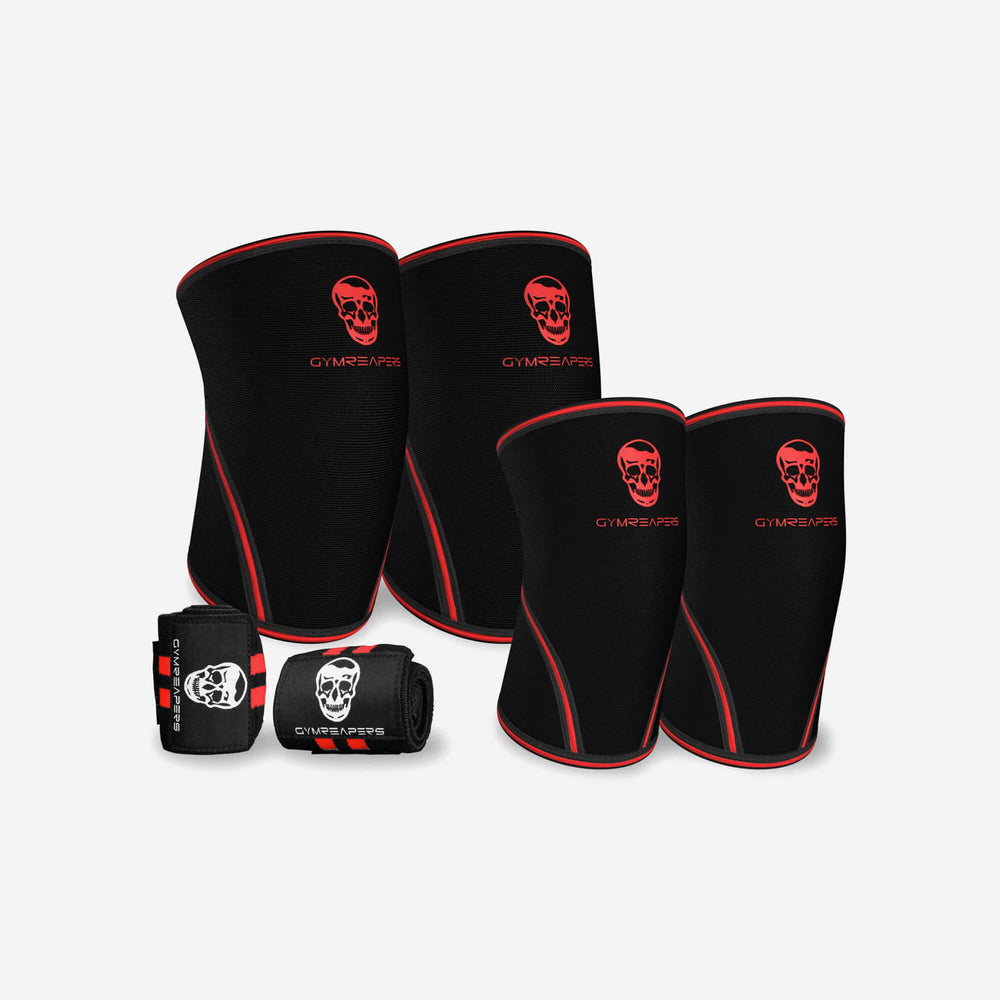 Gymreapers Sleeve Kit Knee Sleeves, Elbow Sleeves, & Wraps
