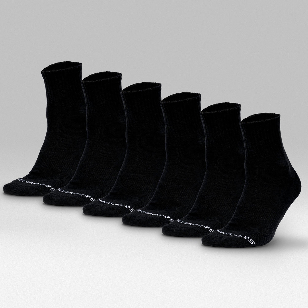 nike quarter black socks