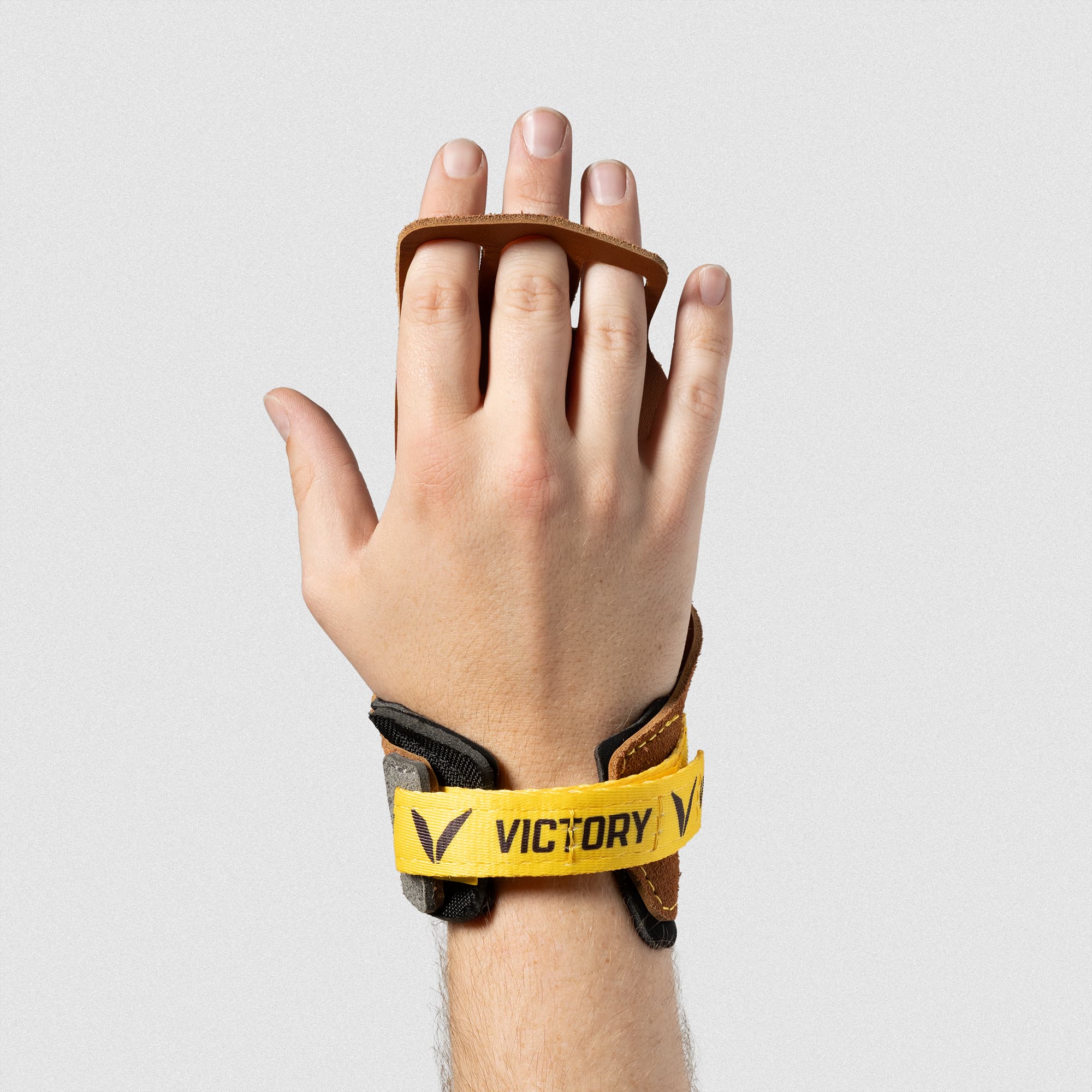 Women's V-Series 3-FC Leather in Tan – Back of Hand