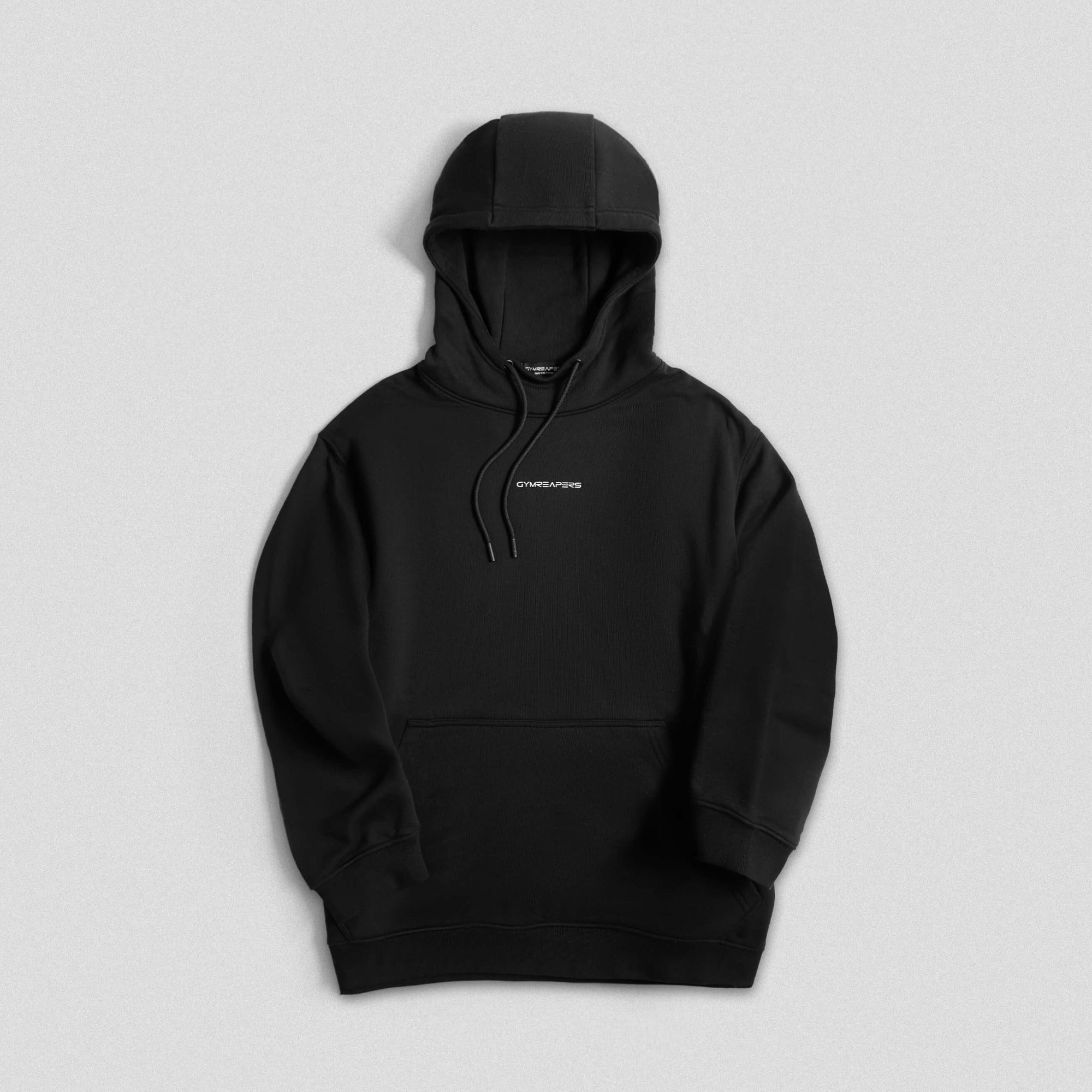 ascend hoodie black white front
